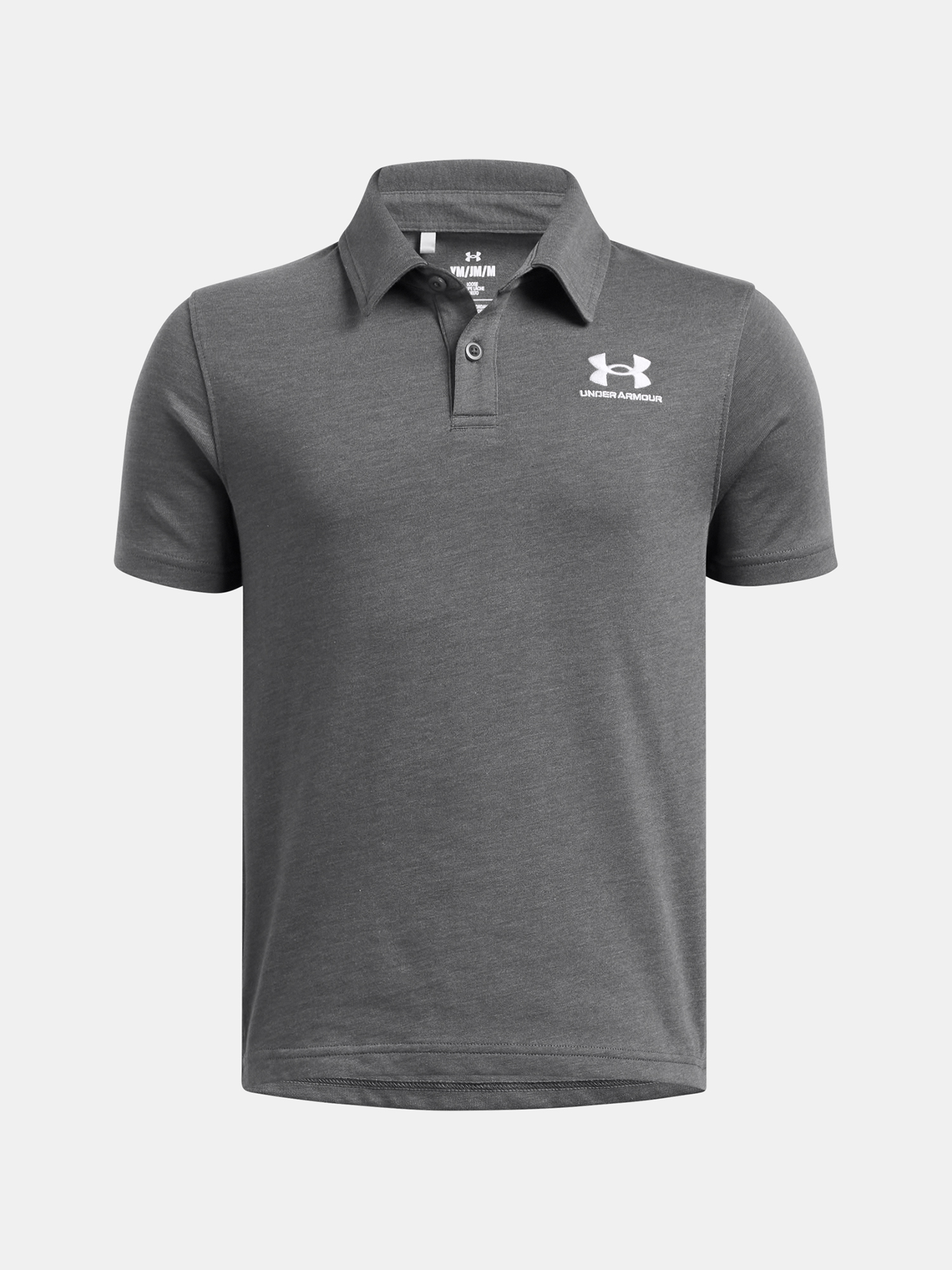 Boys T-shirt Under Armour UA B Icon Polo-GRY - Boys
