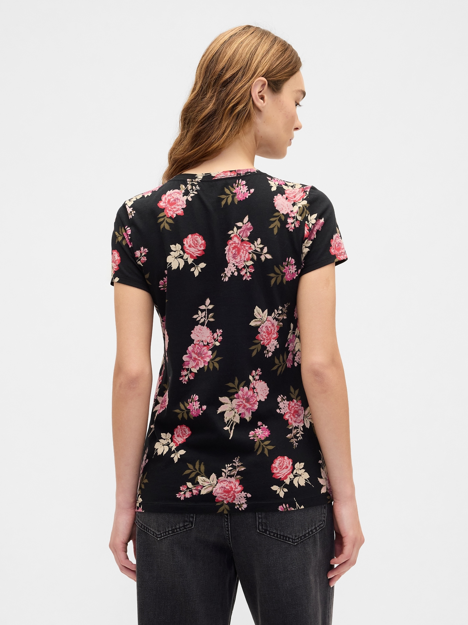 Tricou GAP cu model floral
