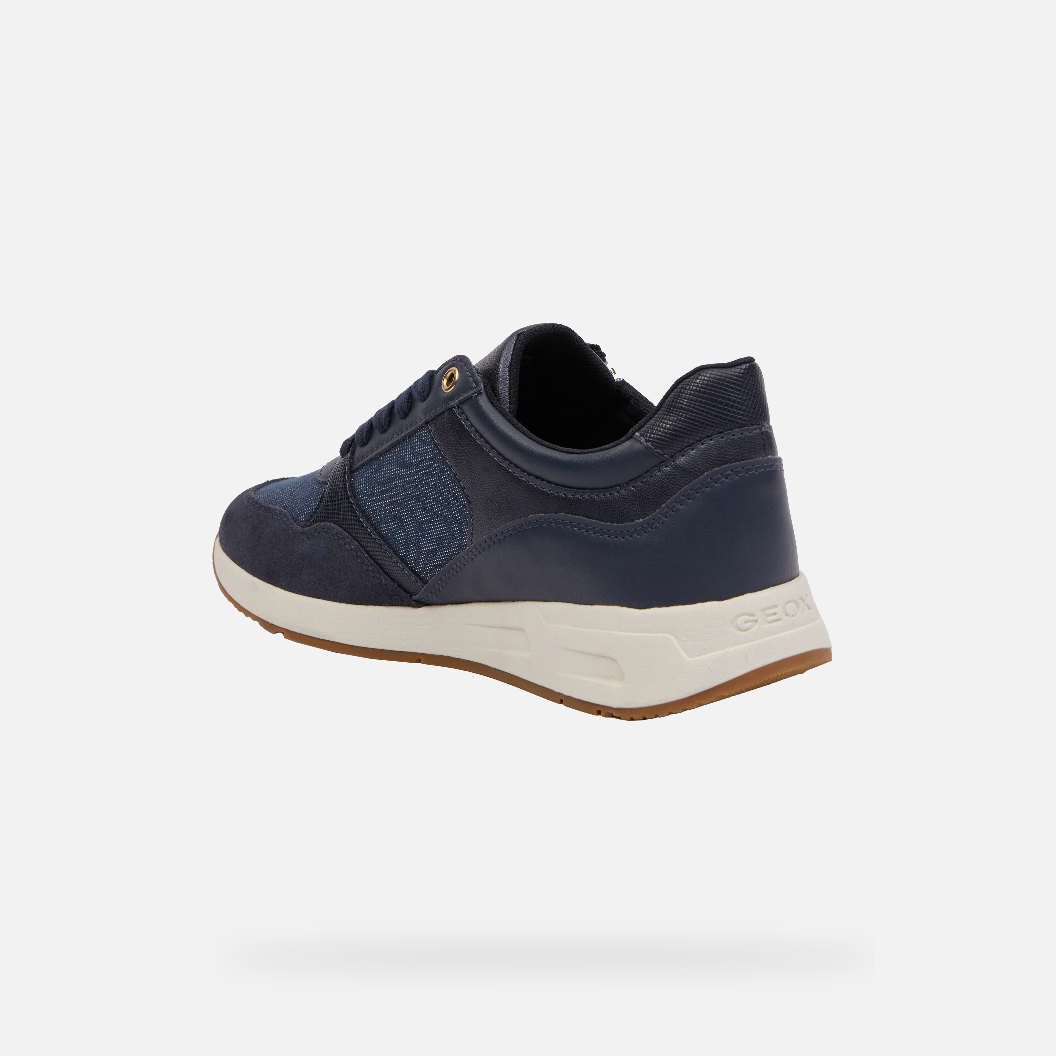 Dark blue women's sneakers Geox Bulmya - Women's