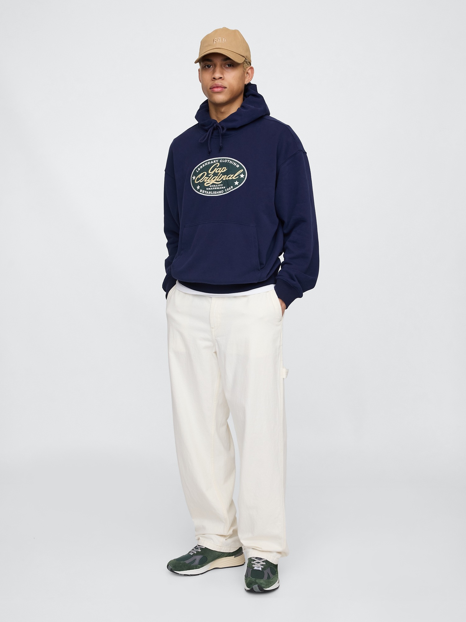 GAP Oversize sweatshirt with logo - Men&#039;s