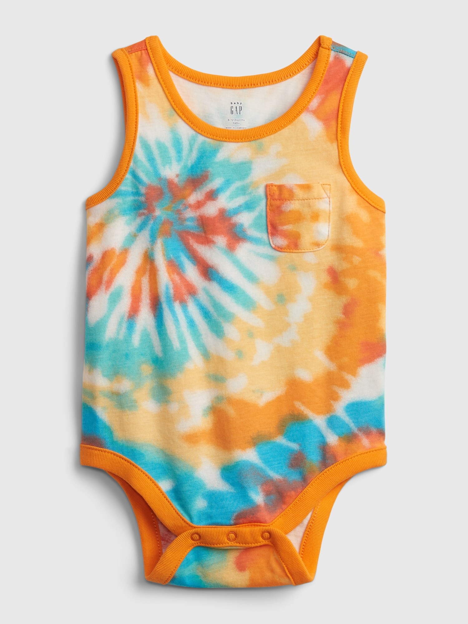 GAP Baby body pocket print bodysuit - Kluci