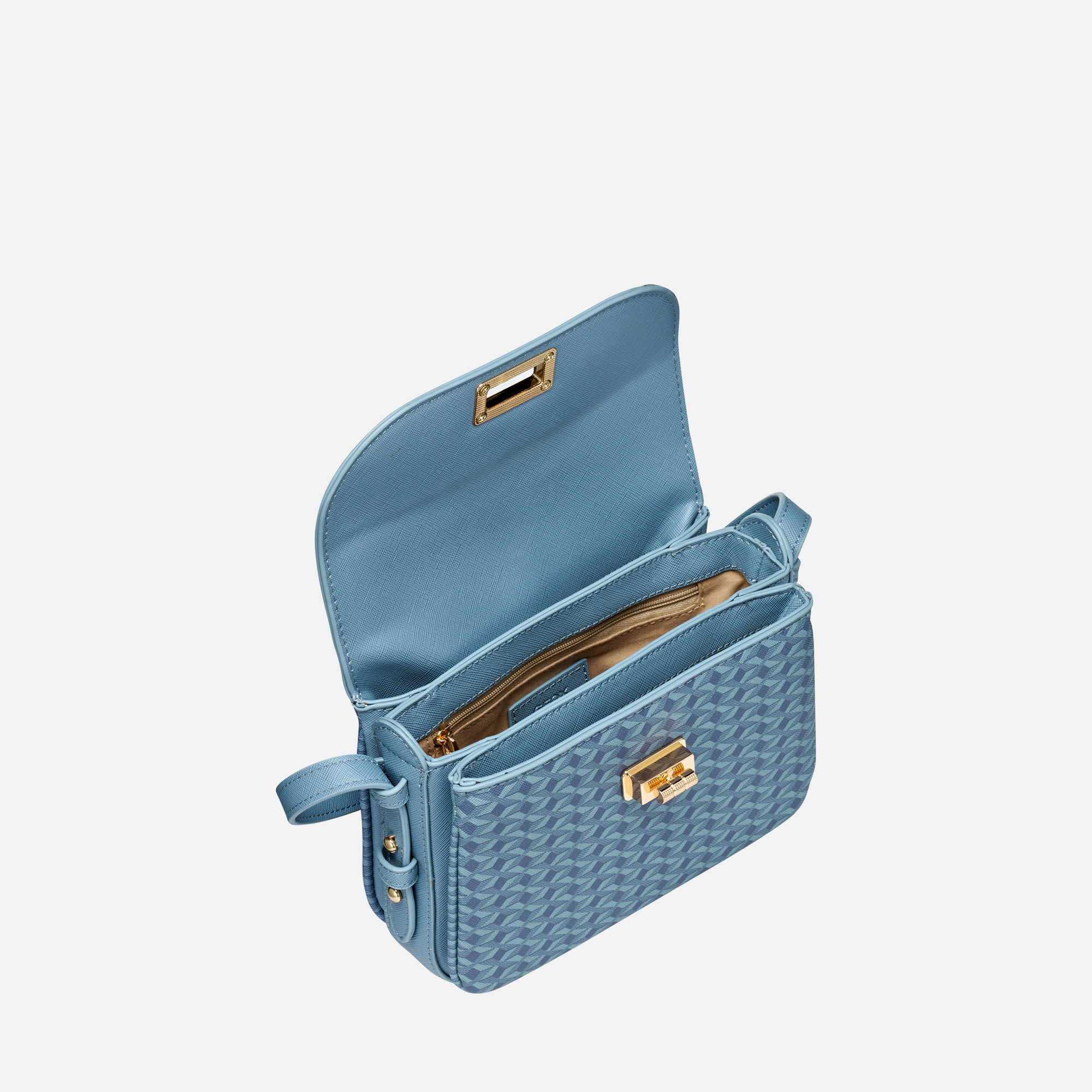 Blue women&#039;s handbag Geox Kleopy - Women&#039;s