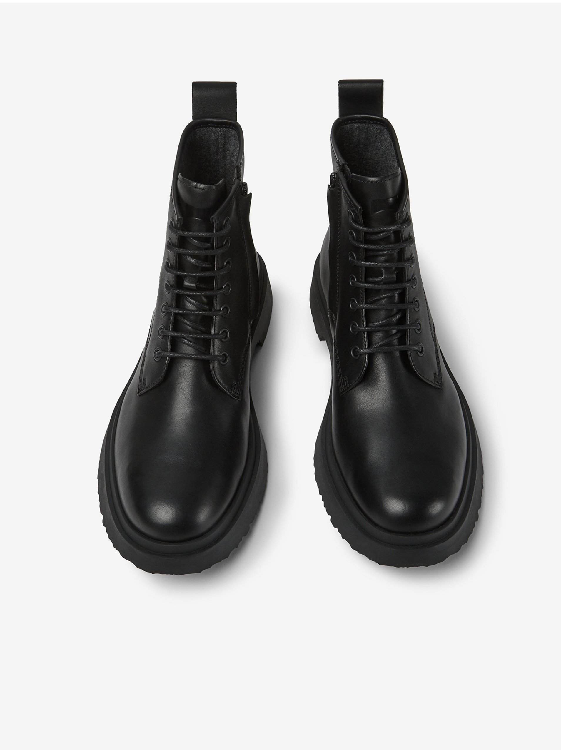 Black Men's Ankle Leather Shoes Camper Noray - Men