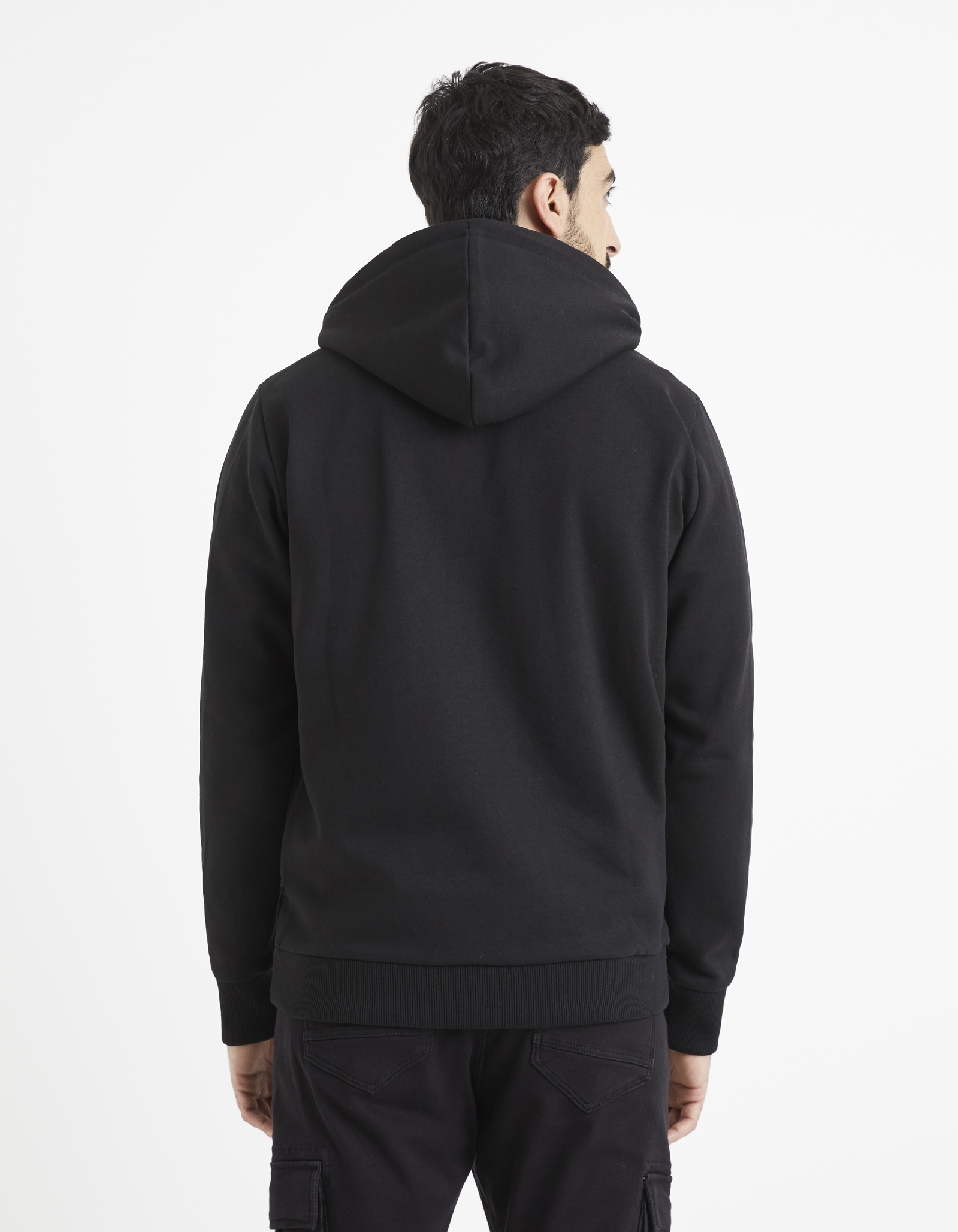 Pulovere cu gluga pentru barbati Celio - negru