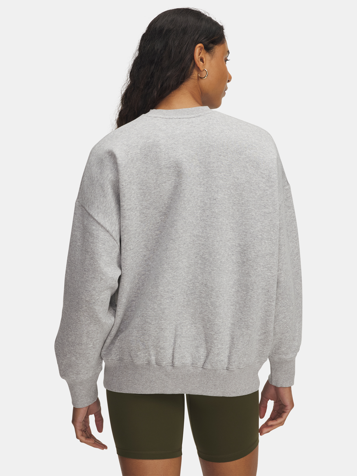 Under Armour Rival Flc OS Varsity Crew-GRY Women's Sweatshirt - Women's