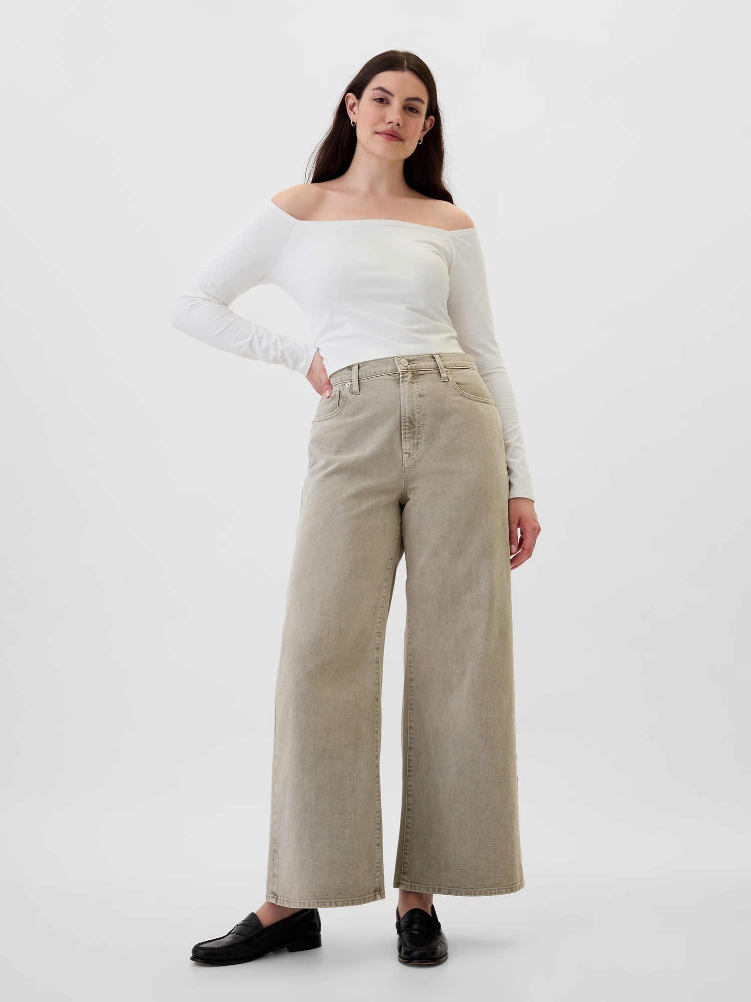 GAP Wide Jeans High Rise Wide - Women's