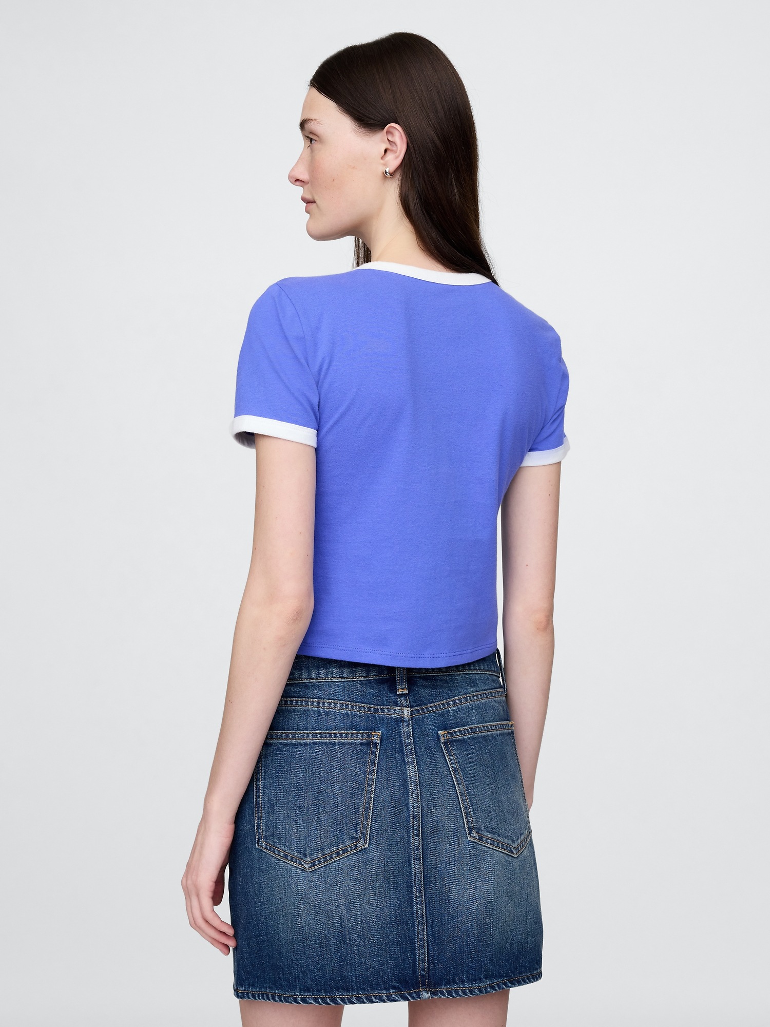 GAP Crop T-shirt with logo - Women's