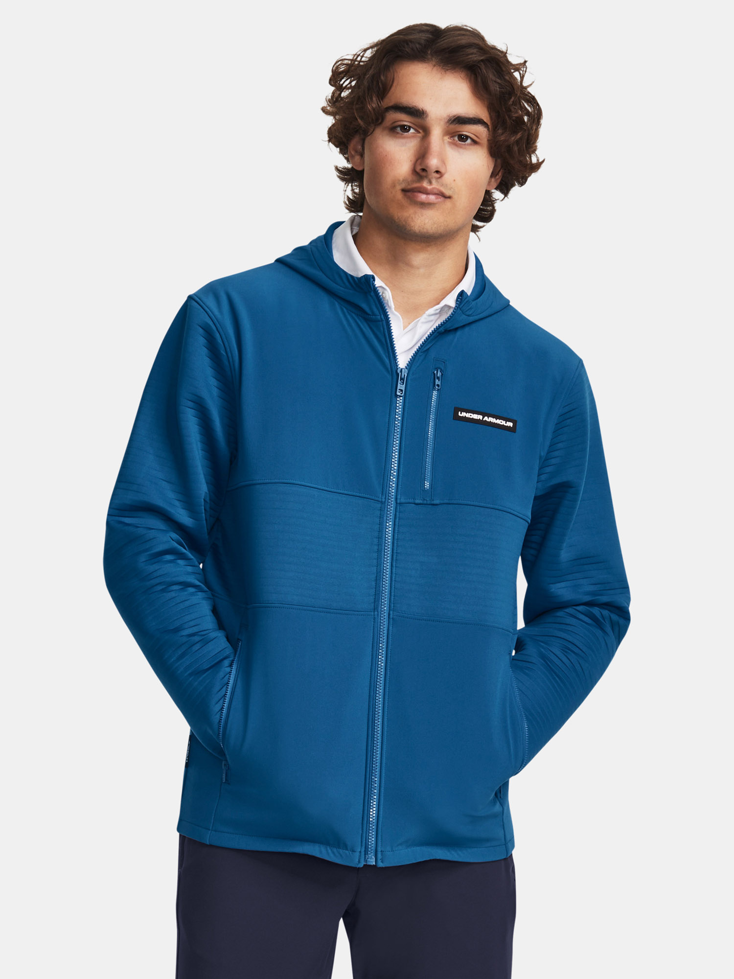 Modrá športová bunda Under Armour UA Storm Daytona FZ