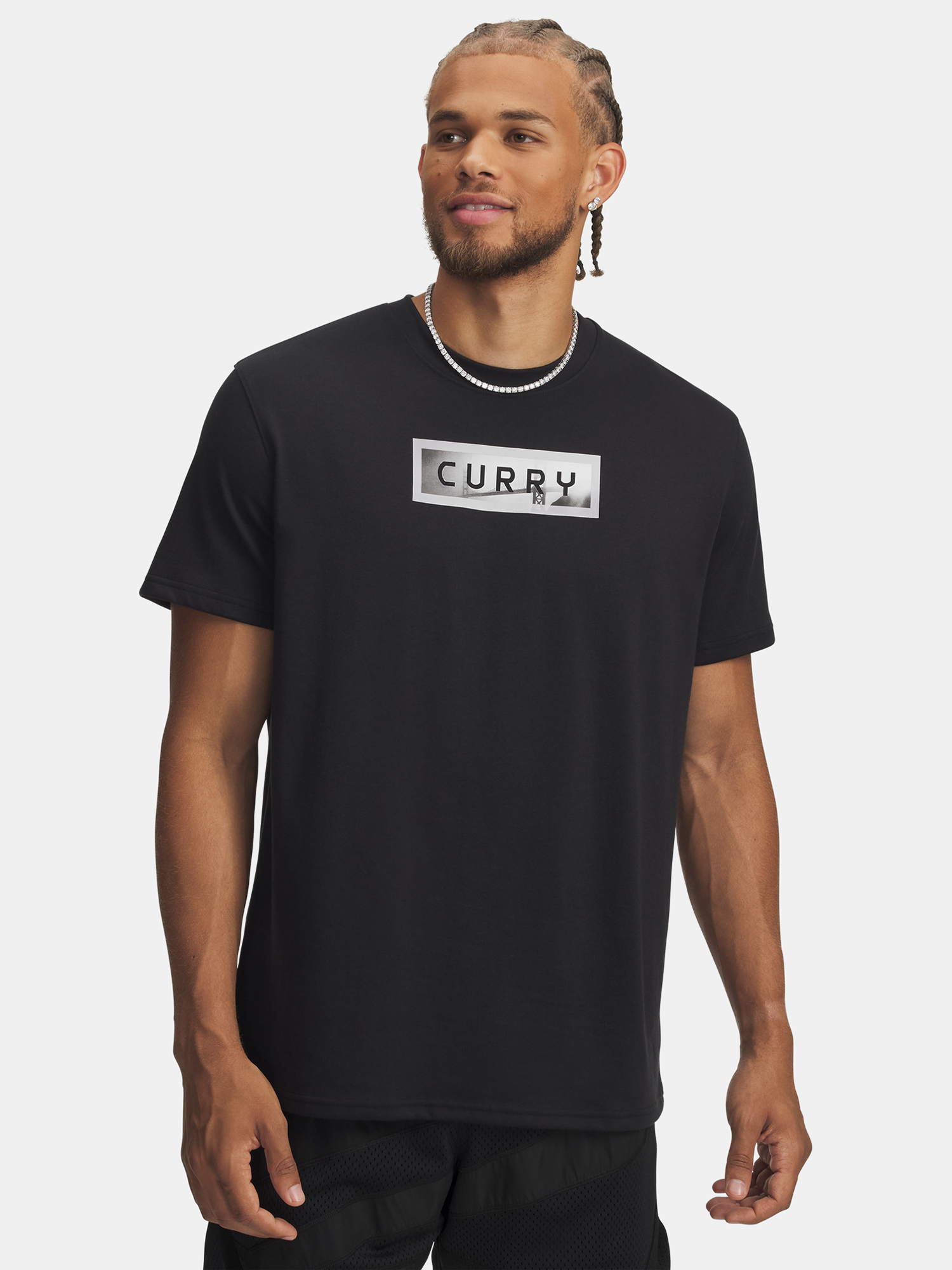 Men's Under Armour Curry Trend Tee 1-BLK T-Shirt - Mens