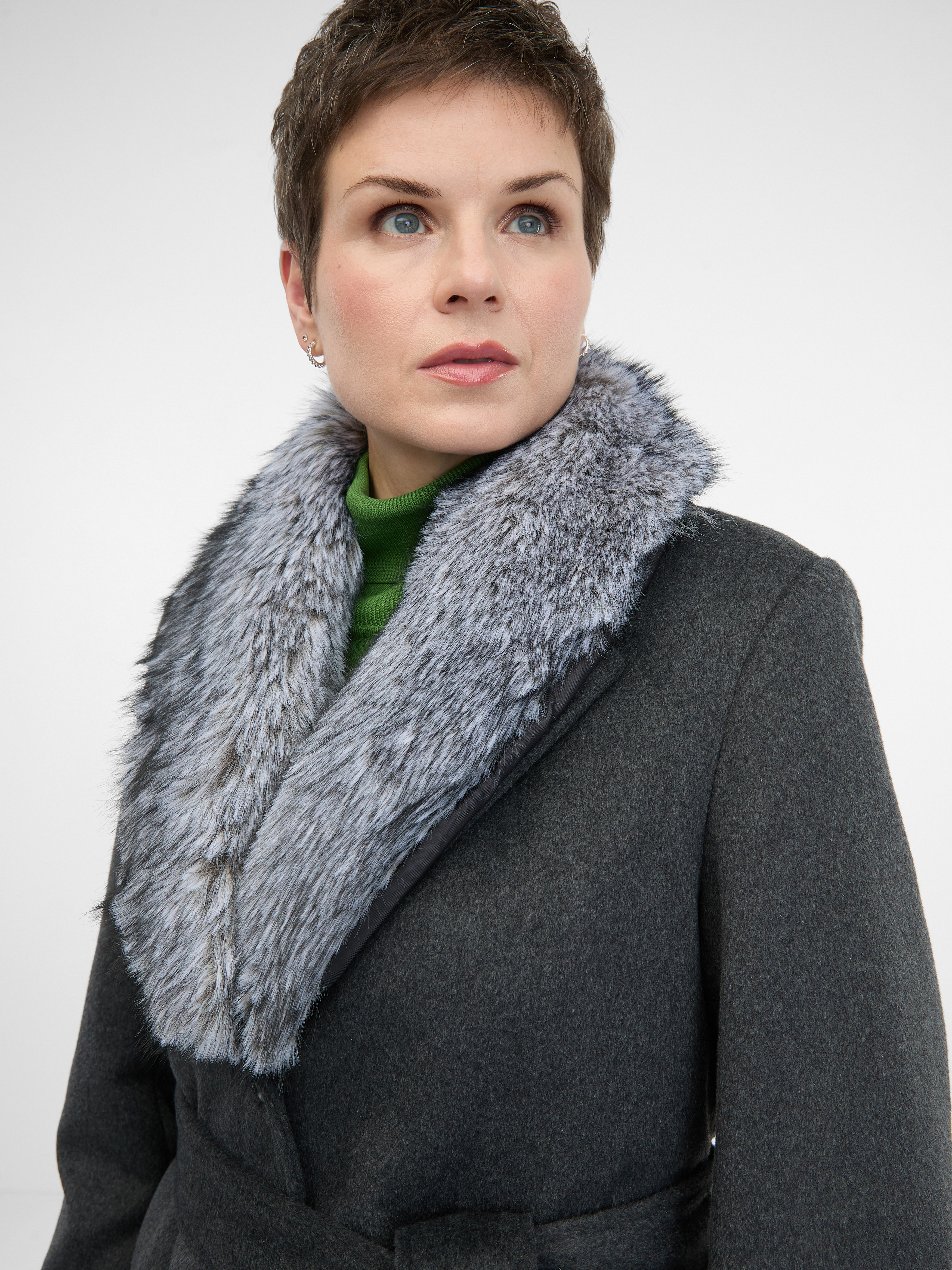Dark grey women's coat ORSAY - Women's
