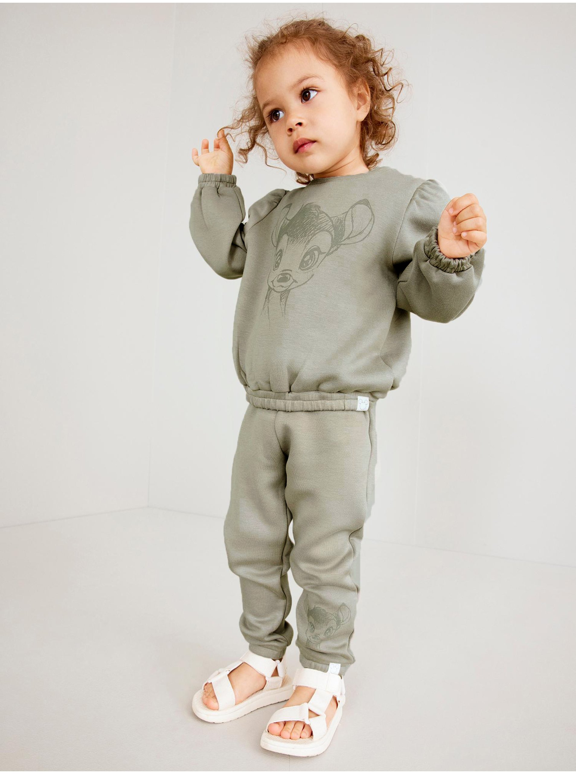 Light green girly sweatshirt name it Bambi - Girls