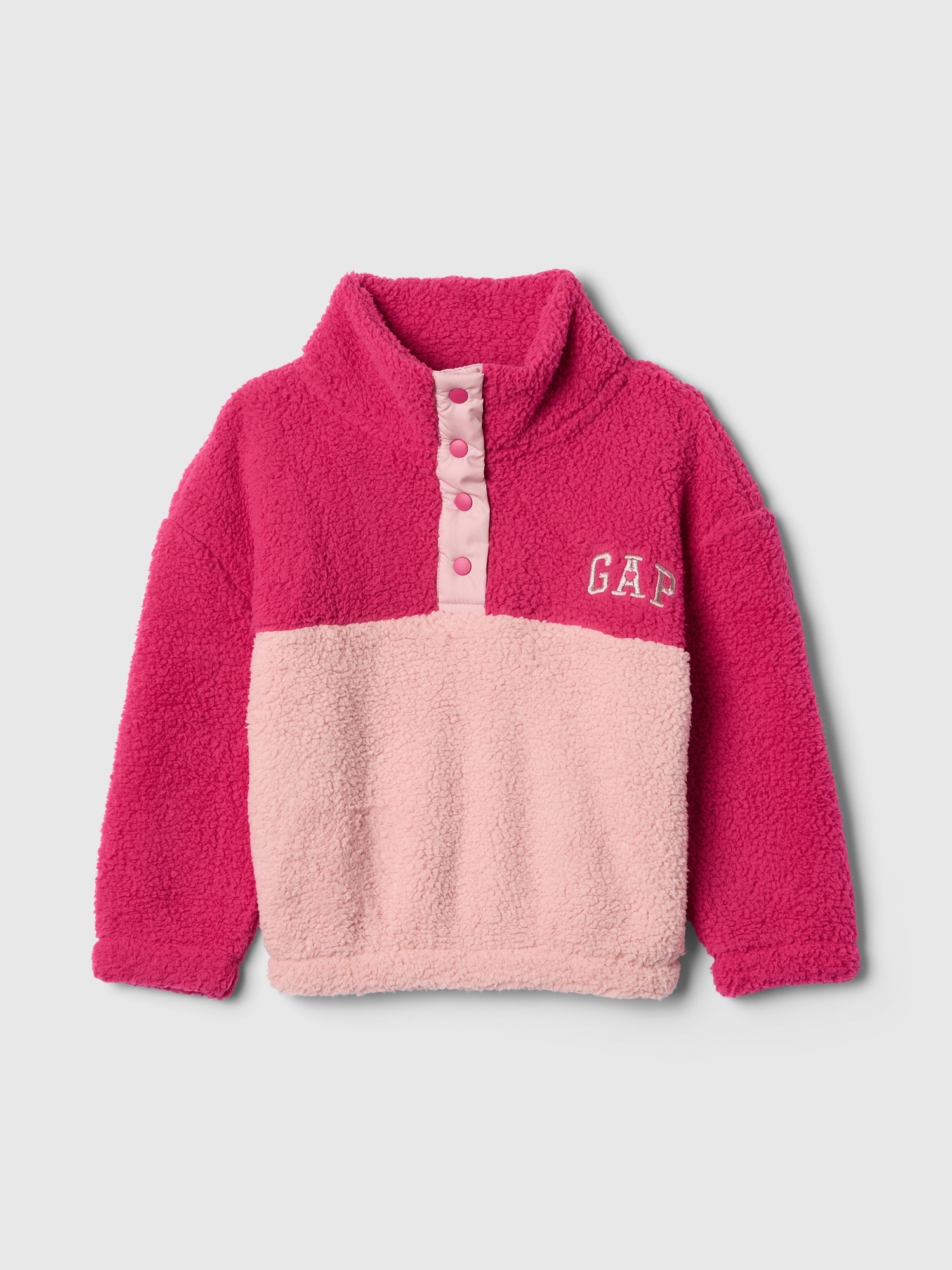 GAP Baby sherpa sweatshirt with logo - Girls