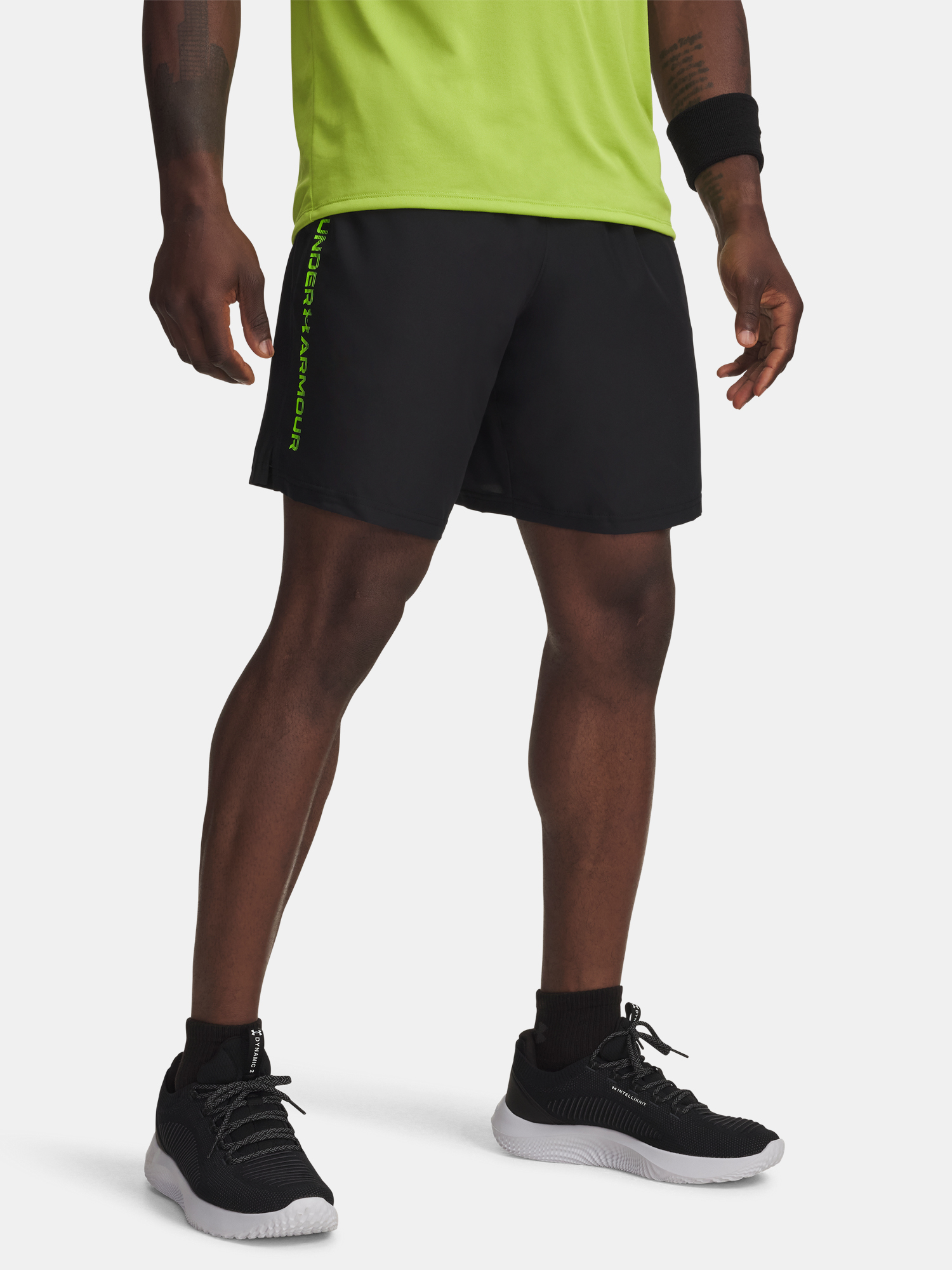 Mens shorts Under Armour UA Tech Woven Wordmark Short-BLK - Mens