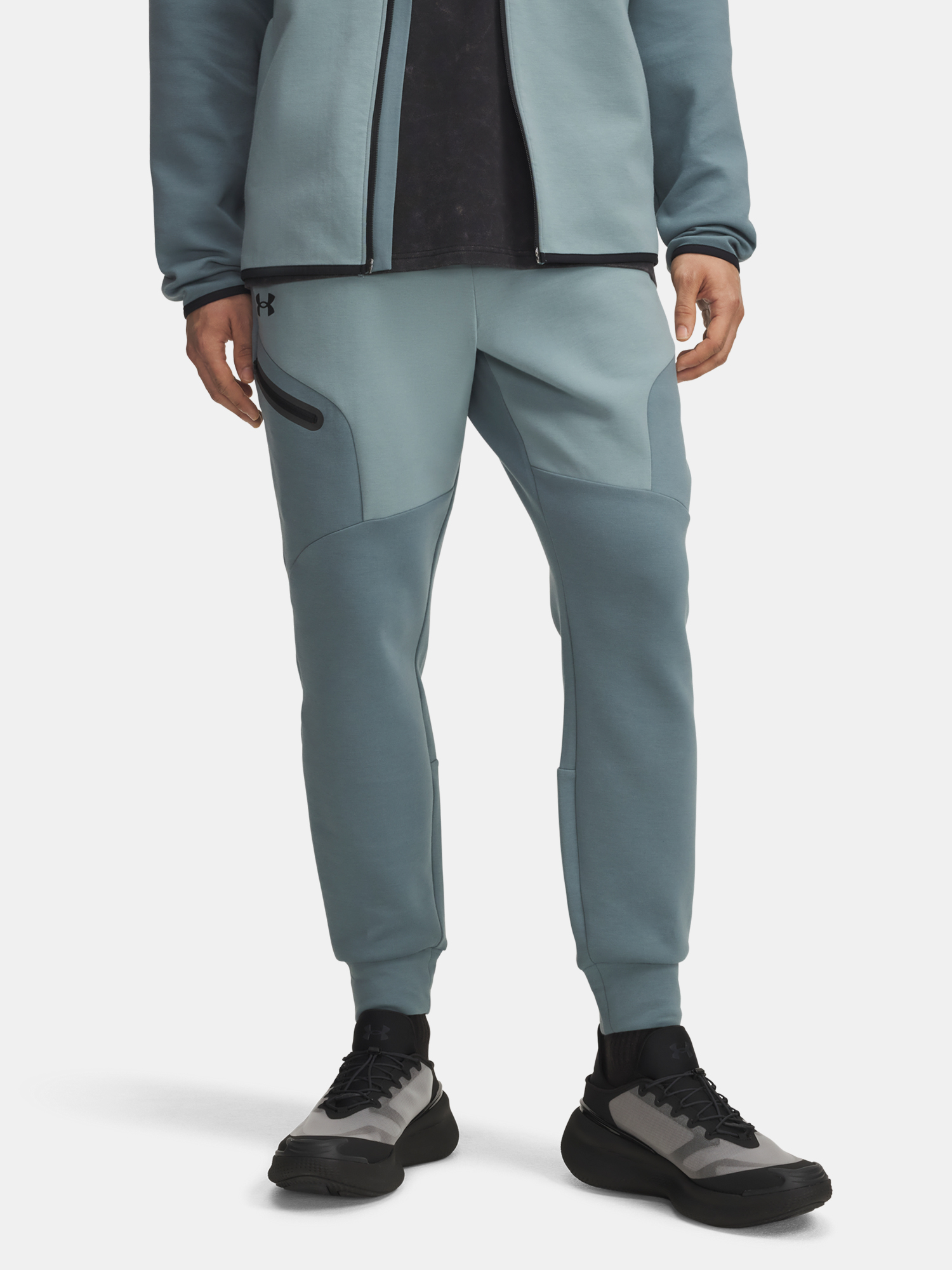 Men&#039;s Sweatpants Under Armour UA Unstoppable Flc Jgr EU-BLU - Mens