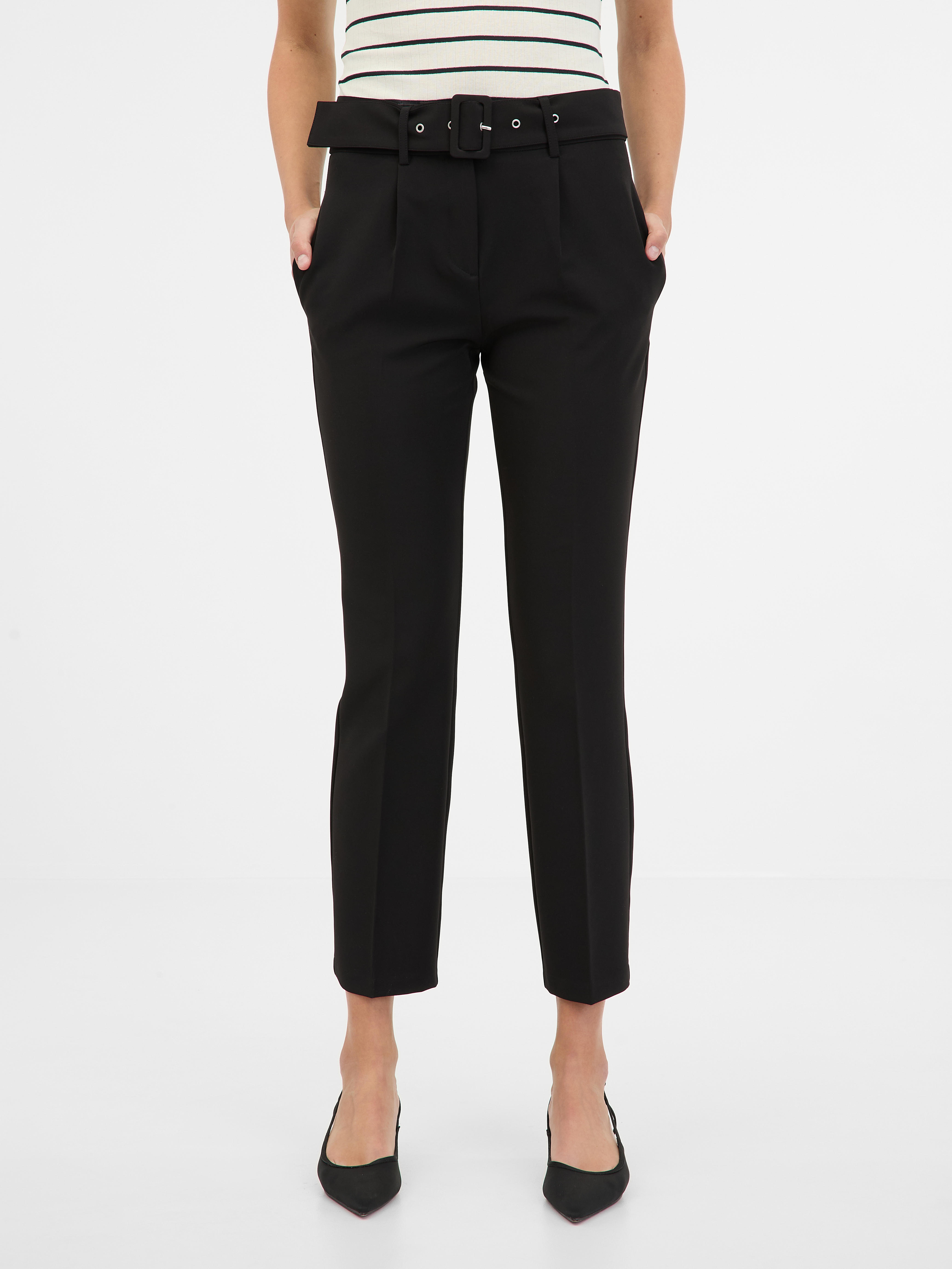 Orsay Black Women's Trousers - Women's
