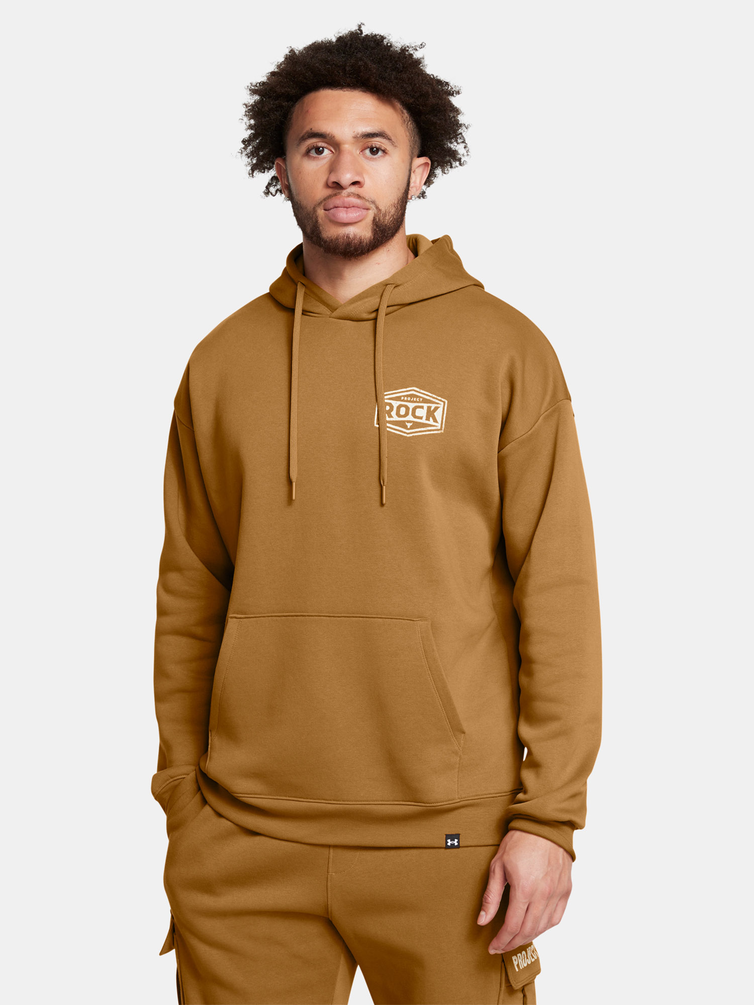 Under Armour Sweatshirt Pjt Rck Icon Flc Hdy-YLW - Men's