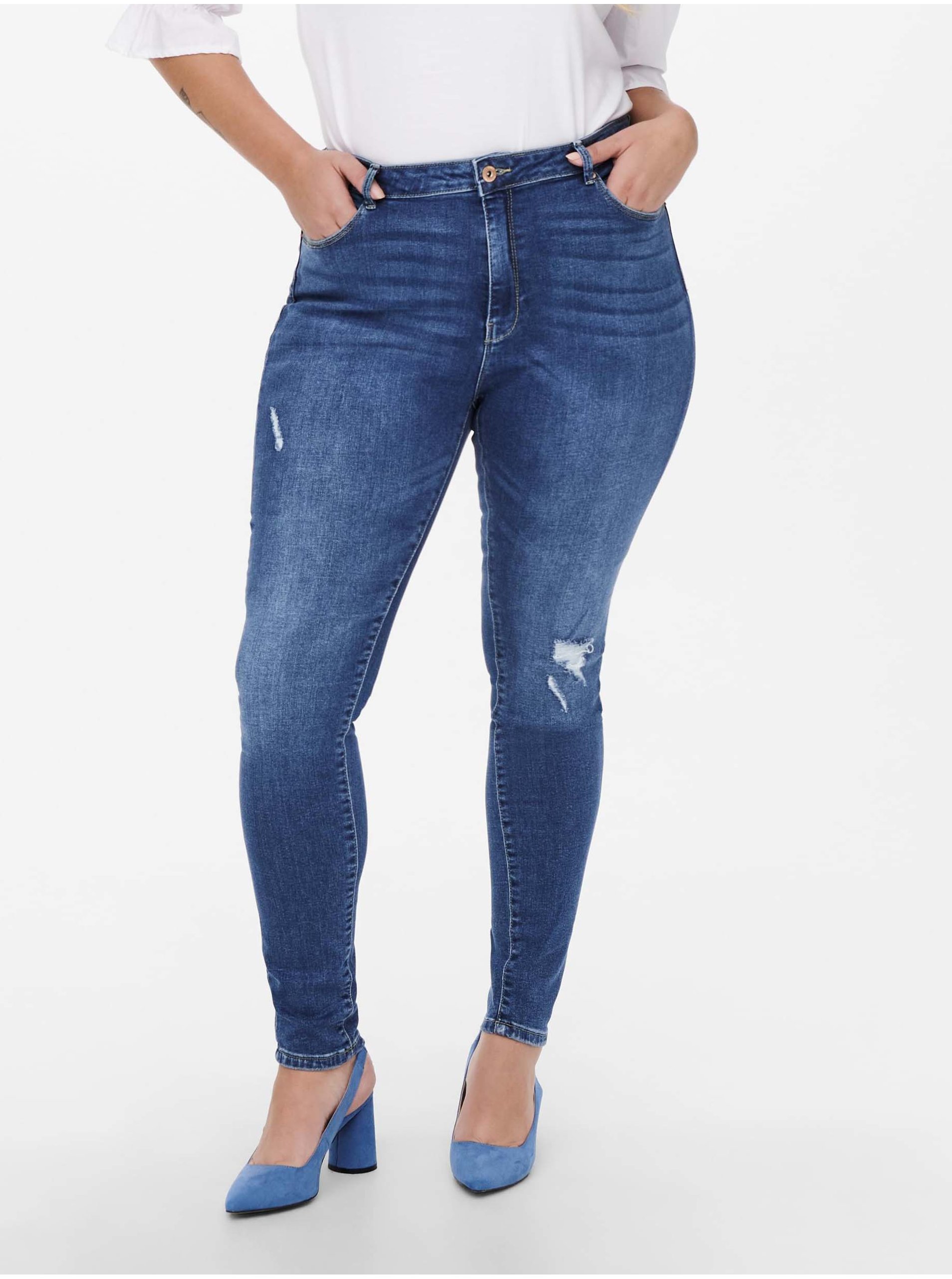 Blugi Blue Skinny Fit ONLY CARMAKOMA Laola - Femei