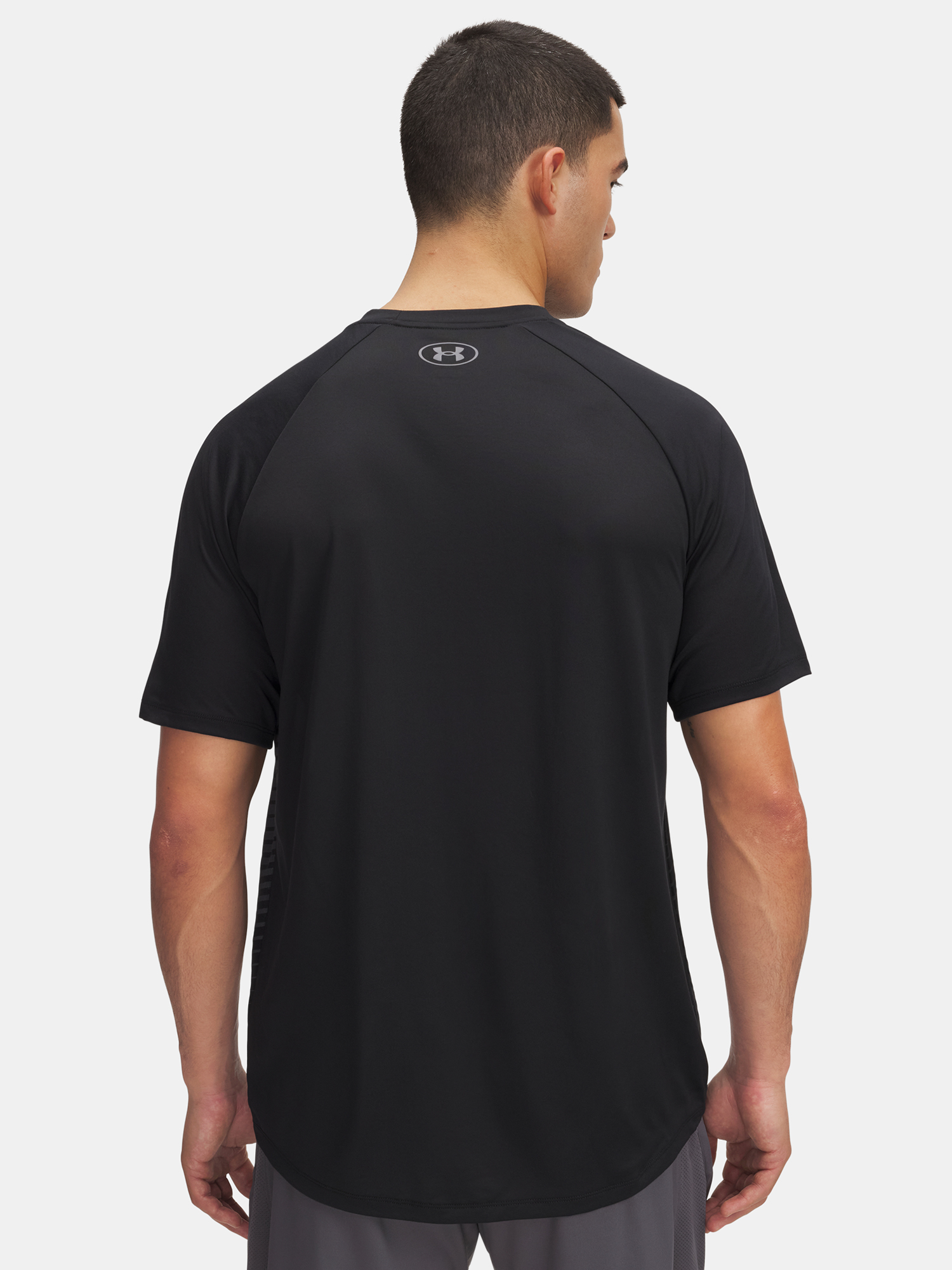 Men's T-shirt Under Armour UA Tech Fade SS-BLK - Men's