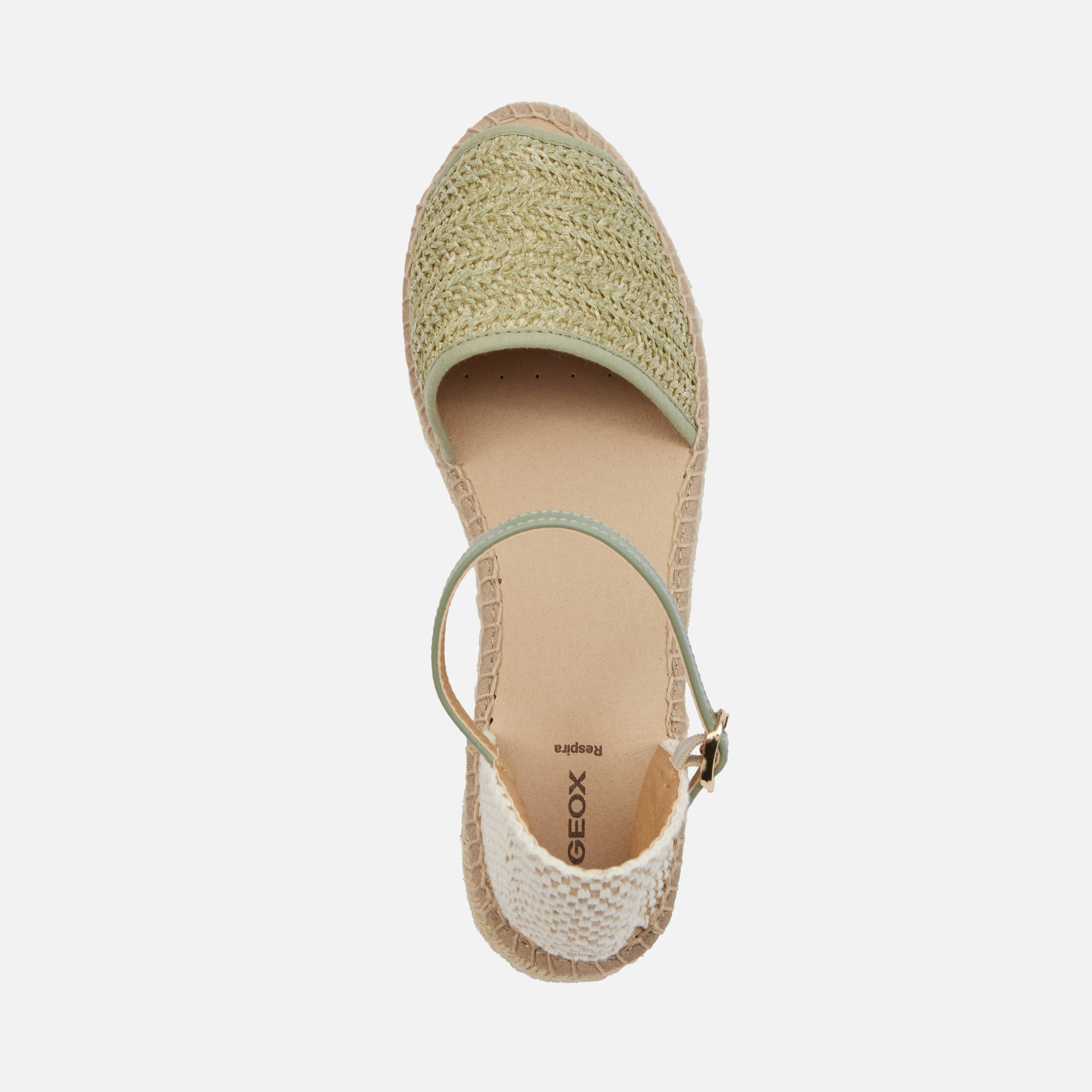 Women's Light Green Geox D Lampedusa Sandals - Women