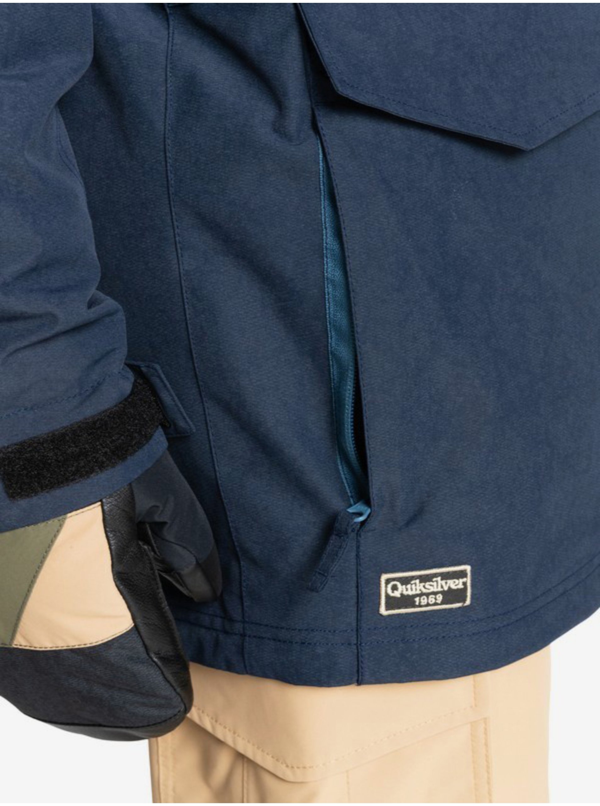 Men&#039;s Dark Blue Jacket Quiksilver Fairbanks - Men&#039;s