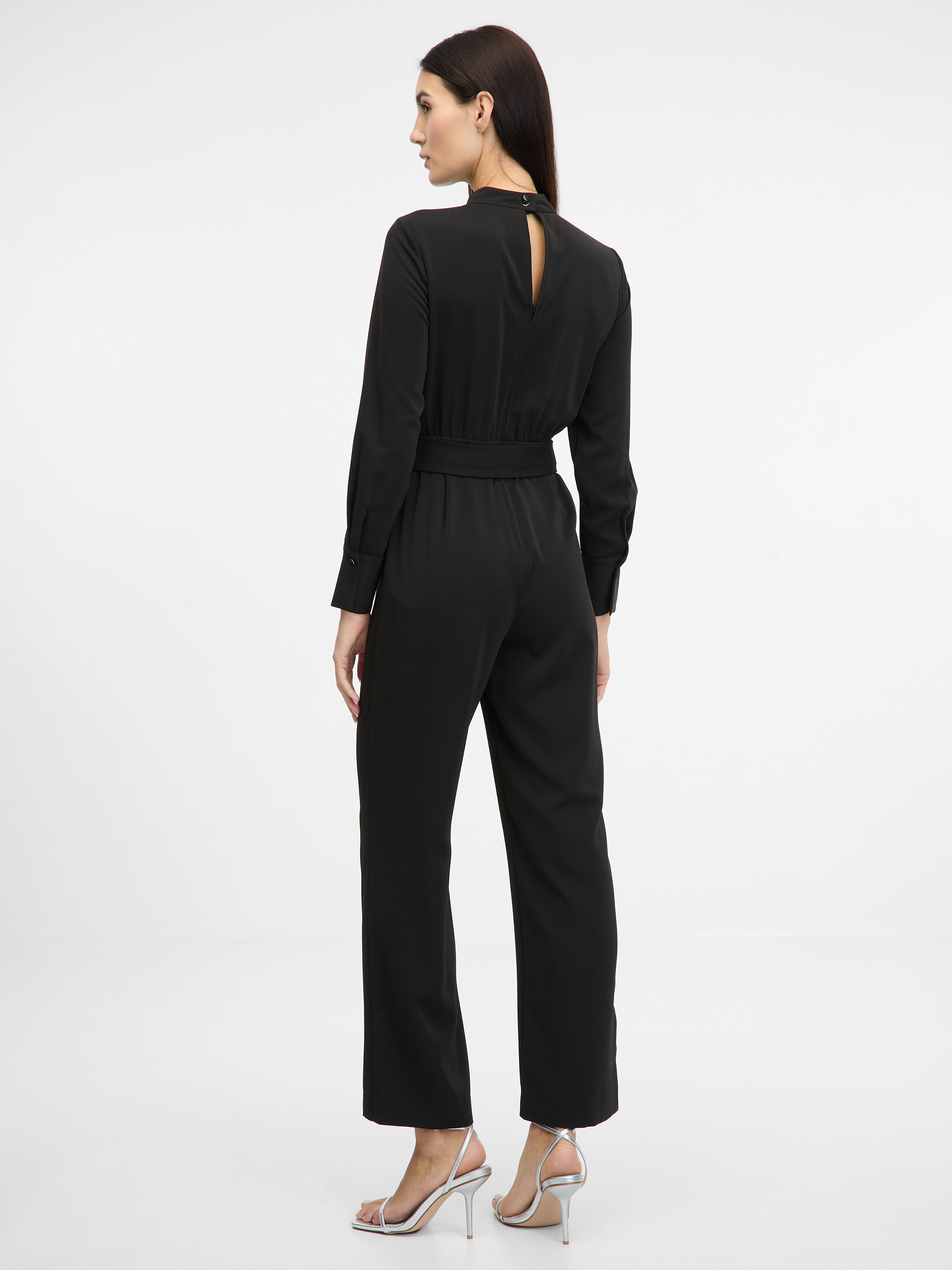 Black women&#039;s jumpsuit with long sleeves ORSAY - Women&#039;s