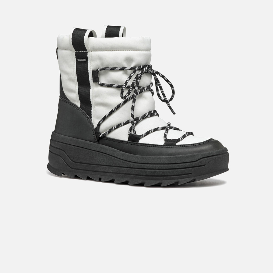 White women's ankle boots Geox Milleiny ABX - Women's