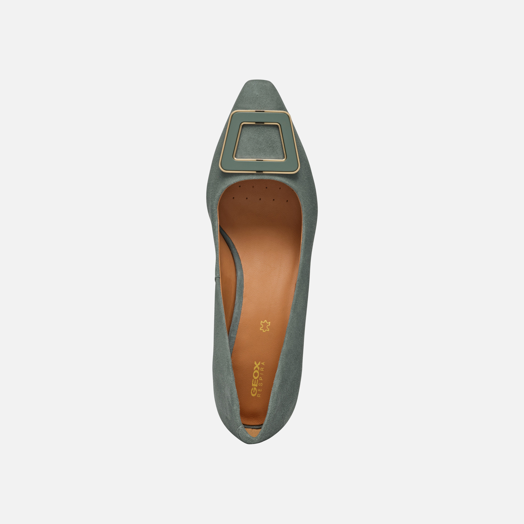 Light green women's pumps Geox Giselda - Women's