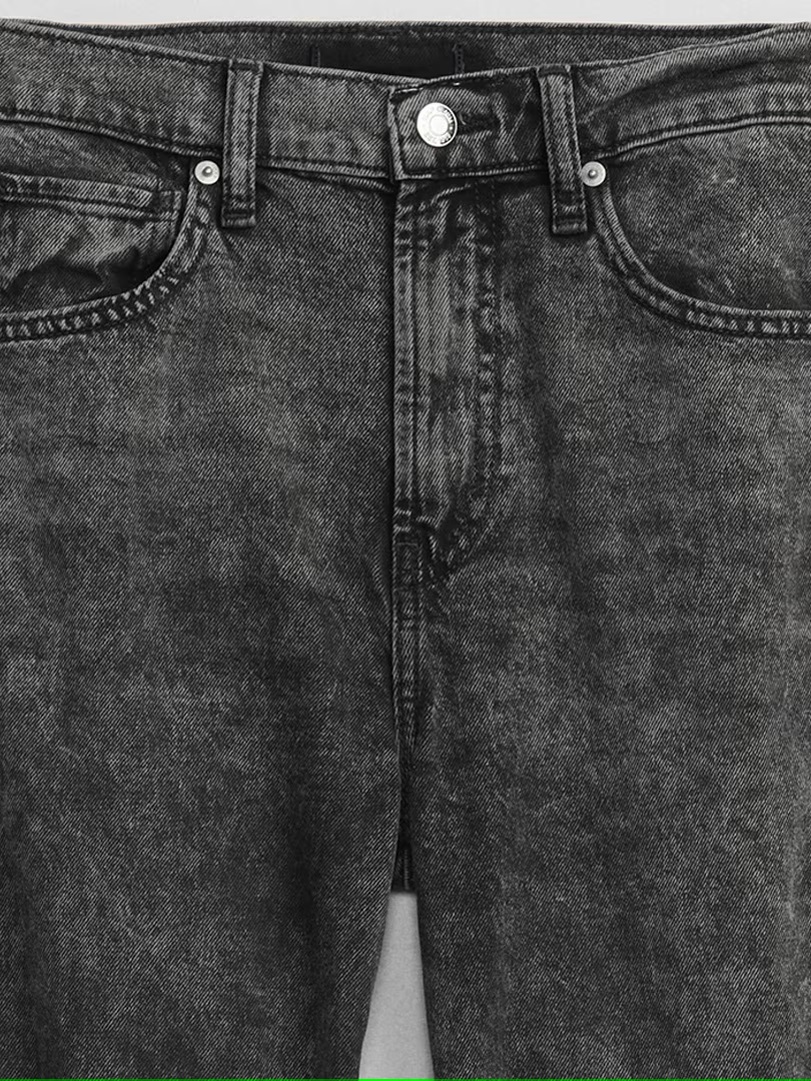 Straight fit pentru femei GAP - negru