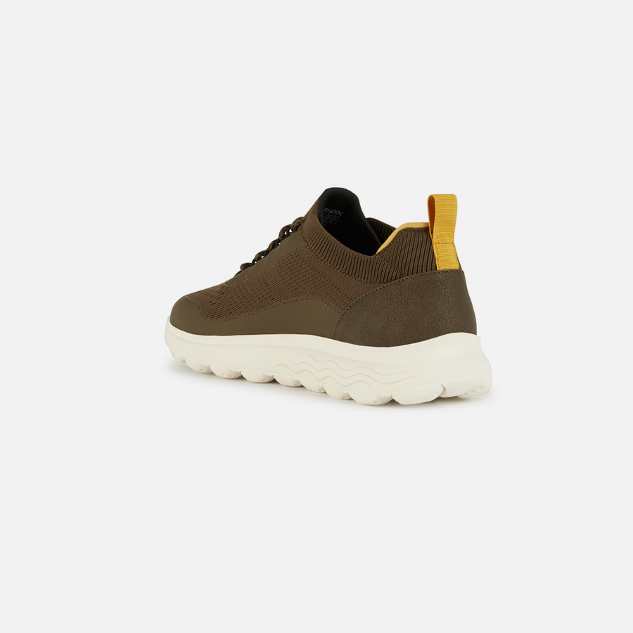 Olive men's sneakers Geox Spherica - Men