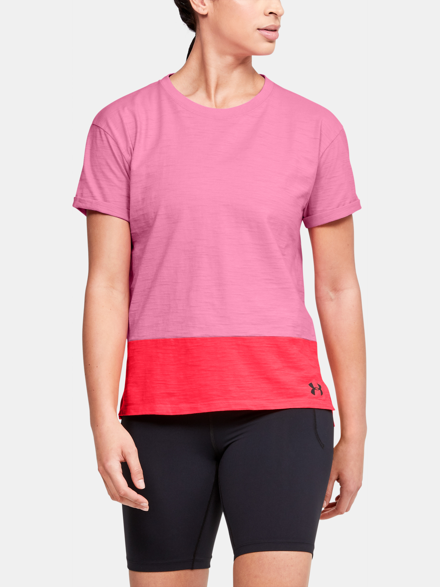 Under Armour Charged Cotton SS-PNK T-Shirt