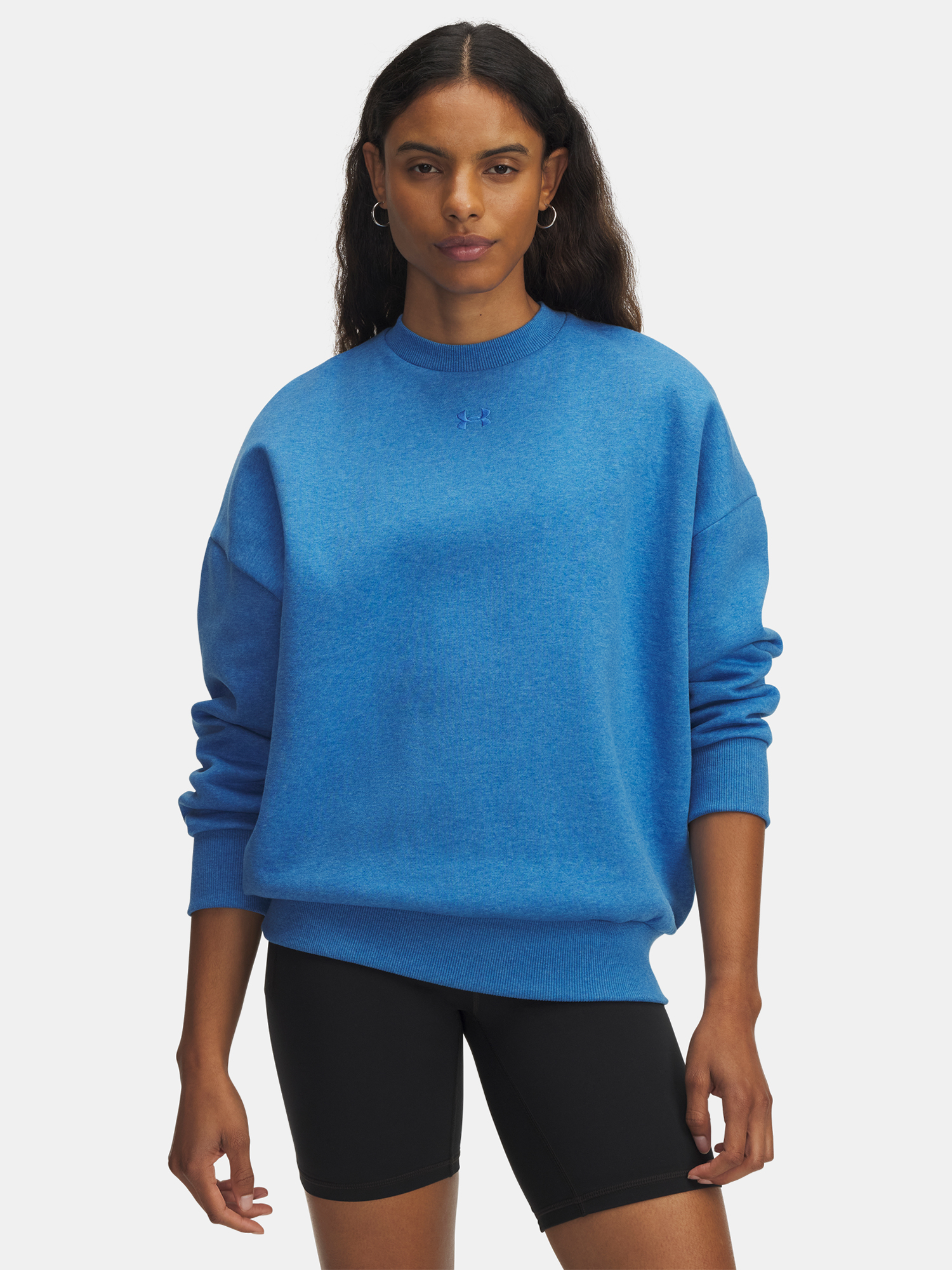 Under Armour UA Rival Fleece OS Crew-BLU Women's Sweatshirt - Women's