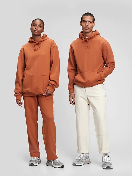 GAP Tricou Logo fleece buzunar hanorac