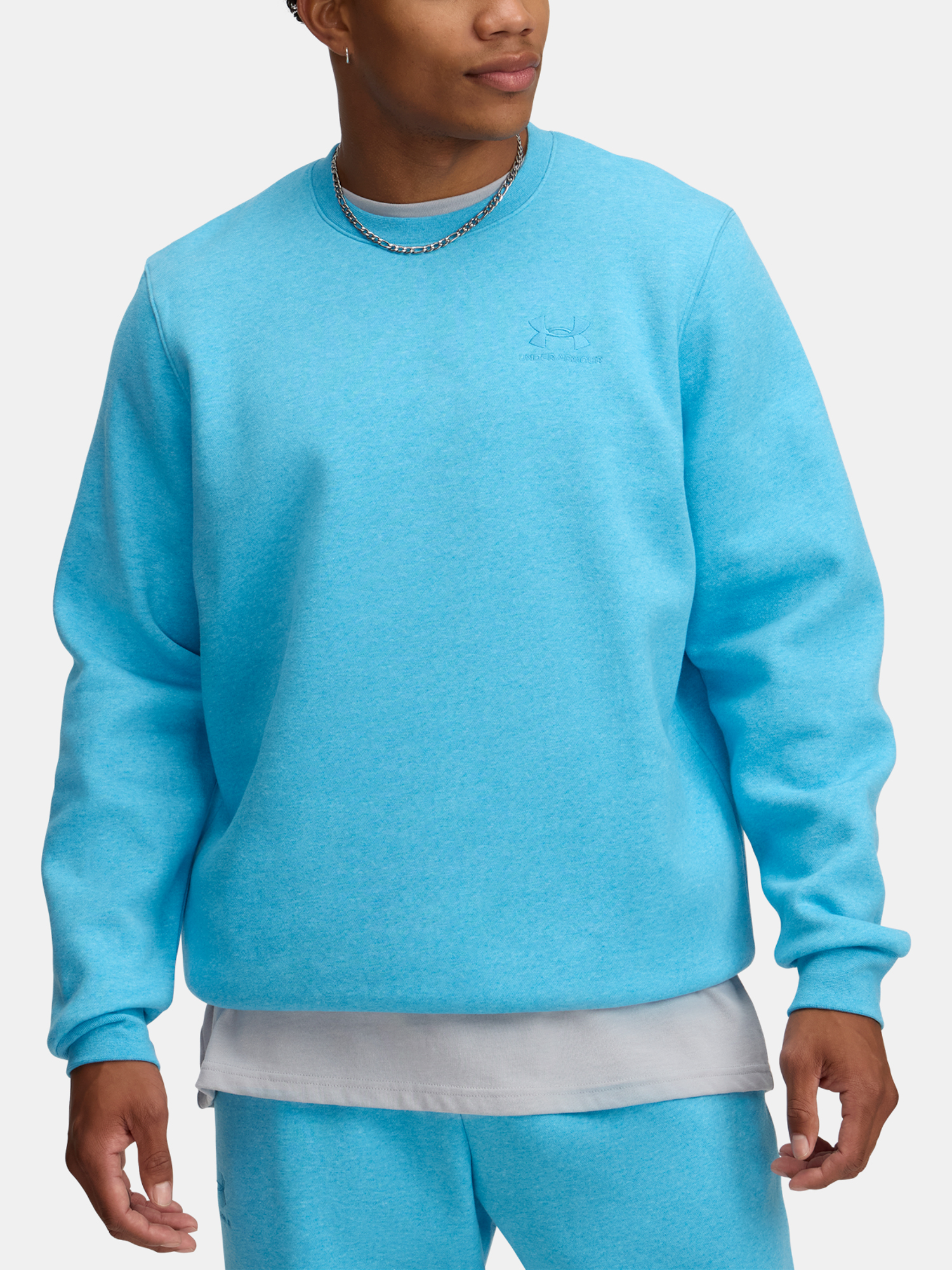 Mens sweatshirt Under Armour UA Icon Fleece Crew - Mens