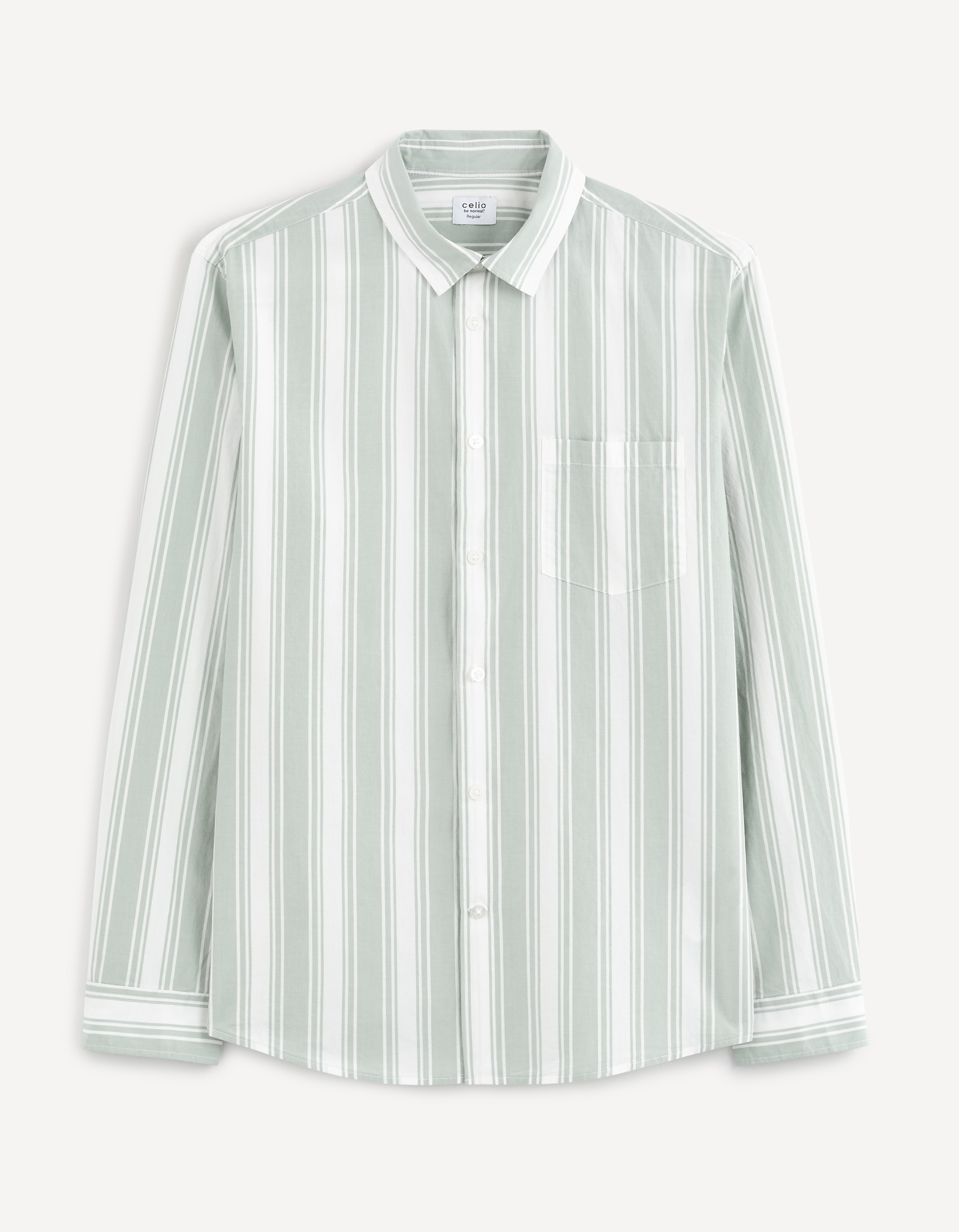 Celio Cotton Shirt Bastripes - Men
