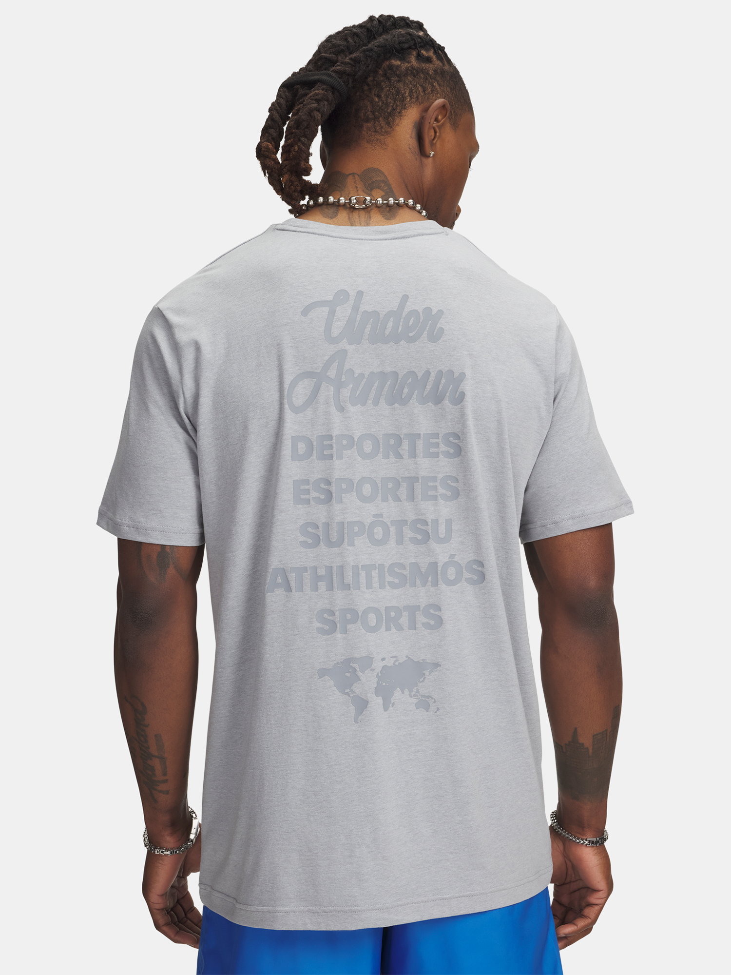 Men's Under Armour UA 60/40S SPORTS WM SS-GRY T-Shirt - Men's