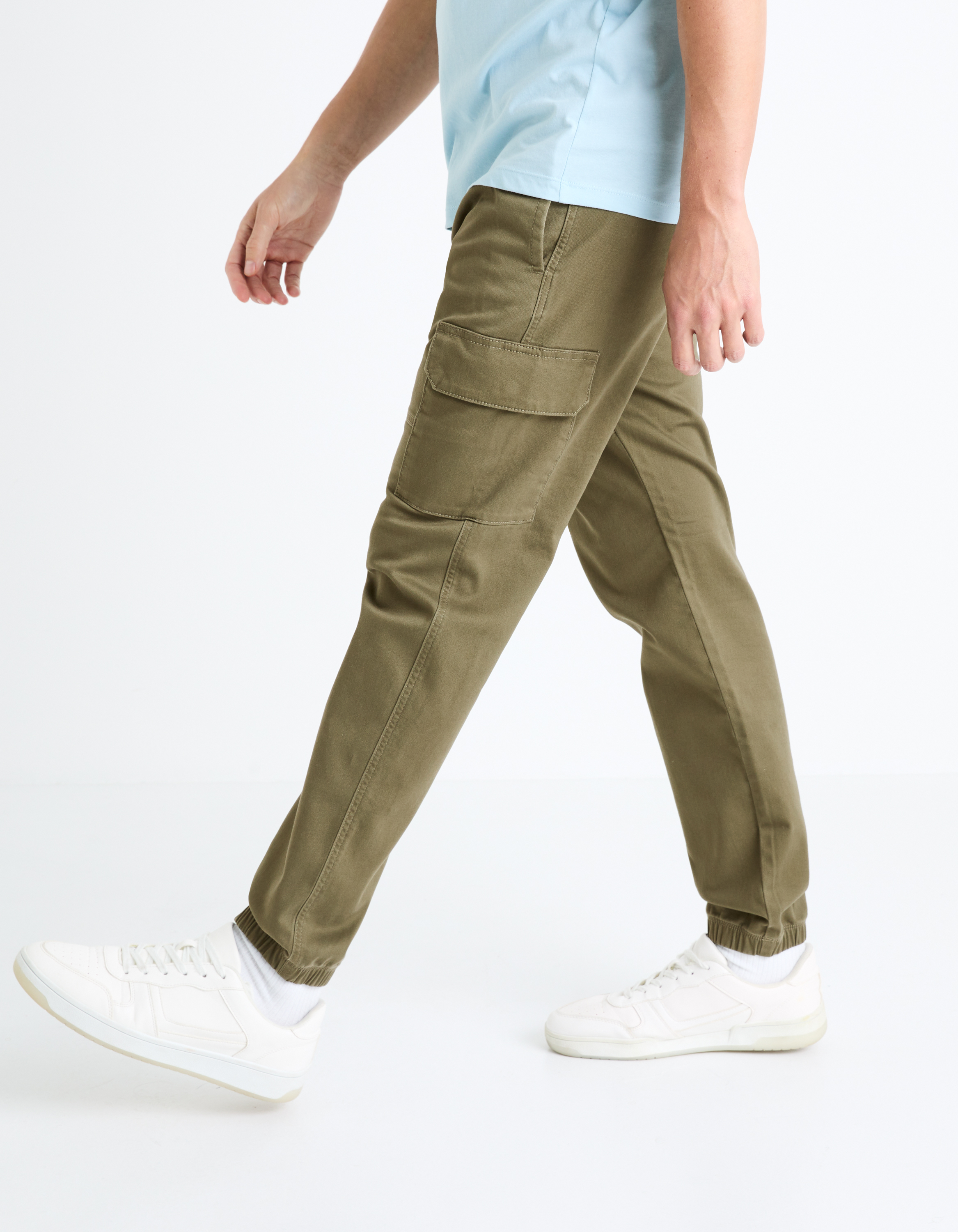 Pantaloni casual pentru barbati Celio - kaki