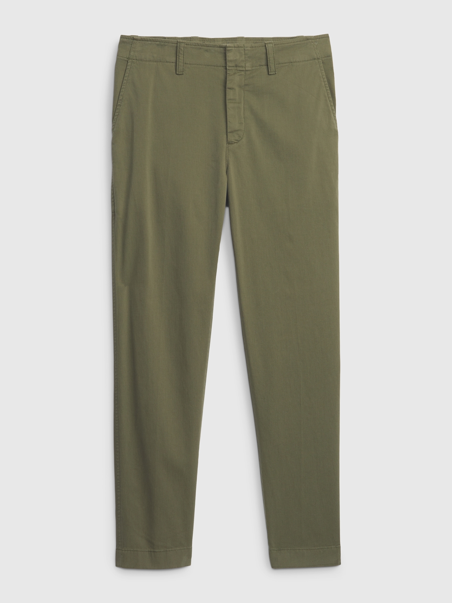 Pantaloni chino pentru femei GAP - verde