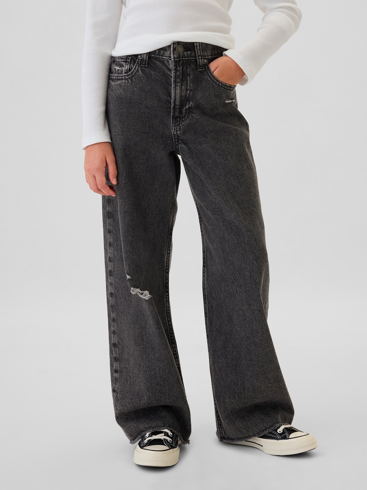 GAP Children&#039;s wide jeans Low Stride - Girls