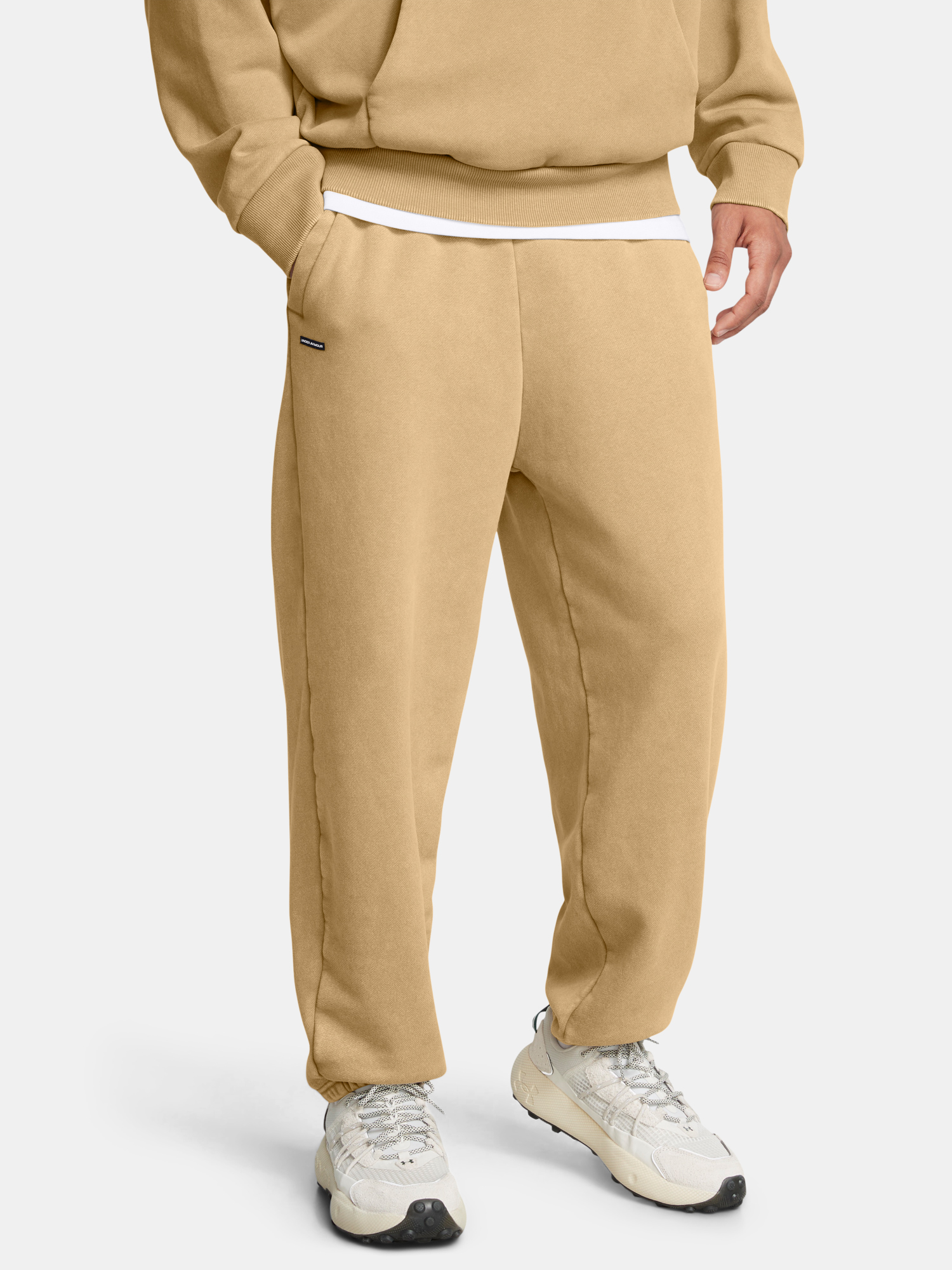 Under Armour Pánské sportovní kalhoty UA Icon HWT Flc Wash OS Pa - Pánské