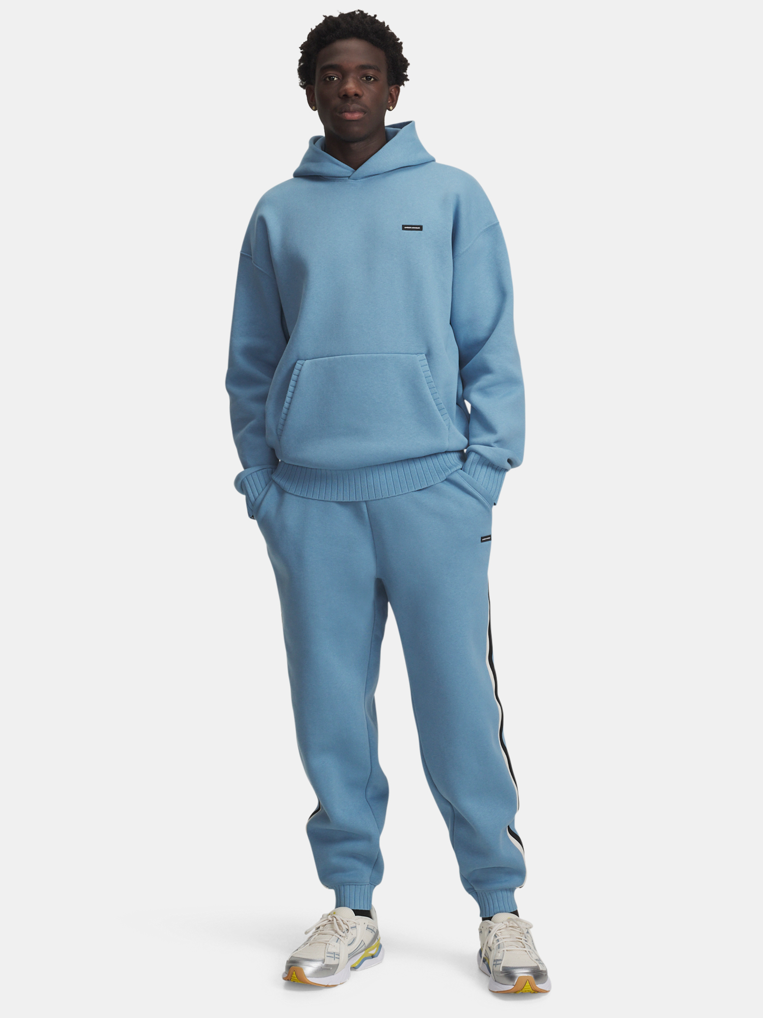 Men&#039;s Under Armour UA Icon Heavy Rib Jogger-BLU Sweatpants - Mens