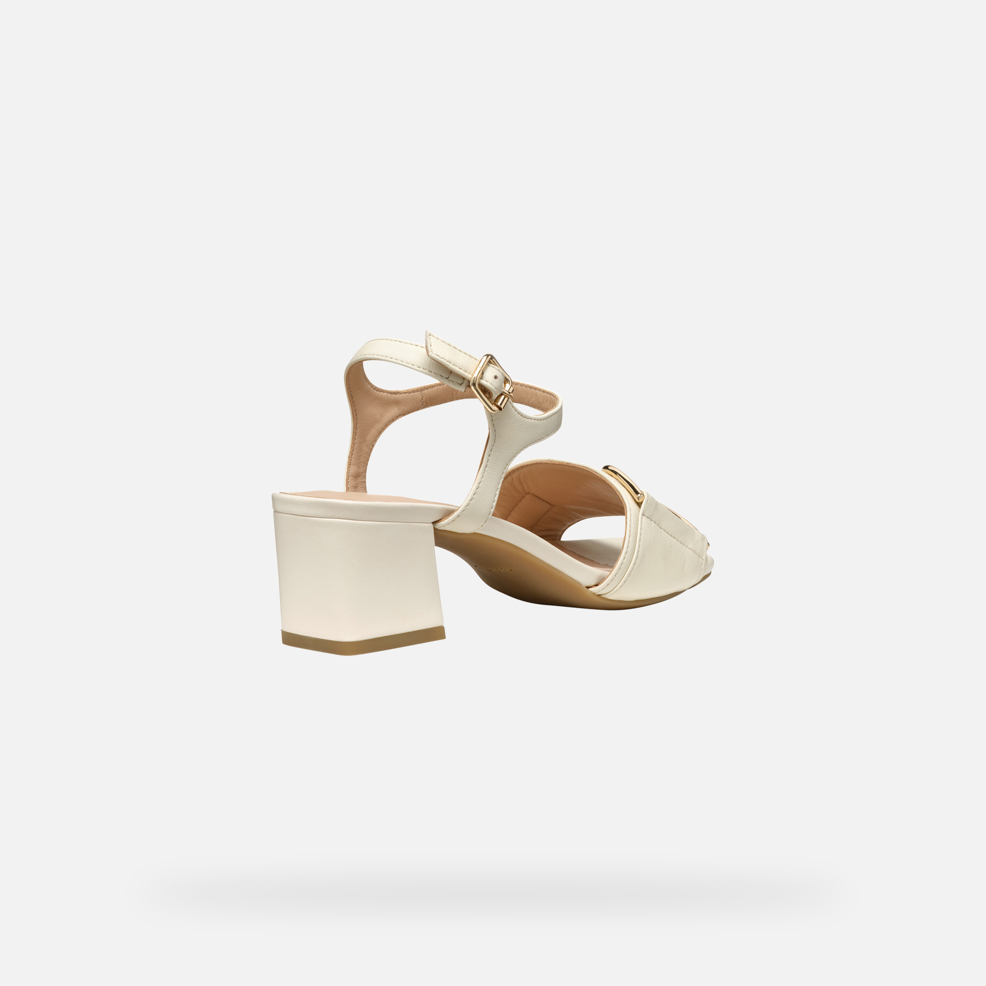 Cream women&#039;s sandals Geox Neeraklia 50 - Women&#039;s
