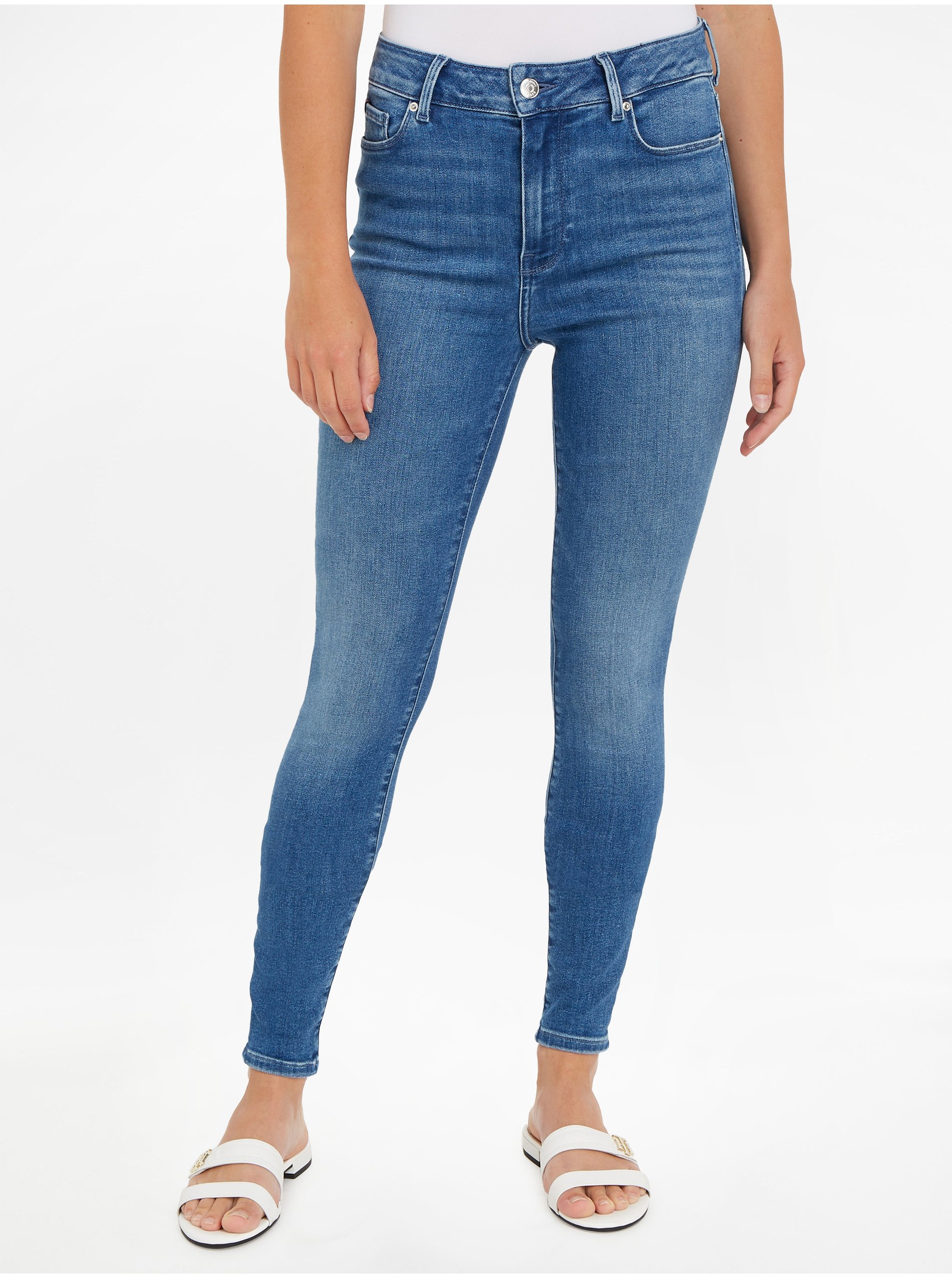 Blue Womens Skinny Fit Jeans Tommy Hilfiger - Women