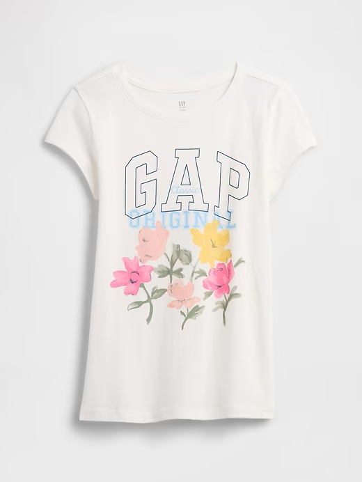 GAP Children's T-shirt with logo - Girls
