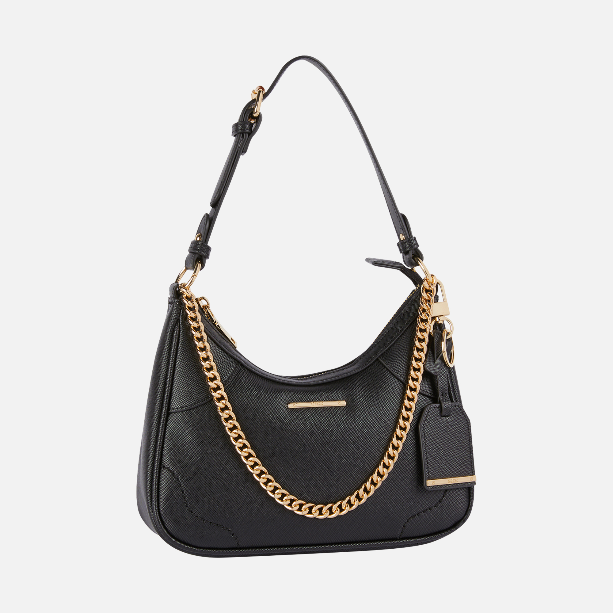 Black women&#039;s handbag Geox Merieg - Women&#039;s