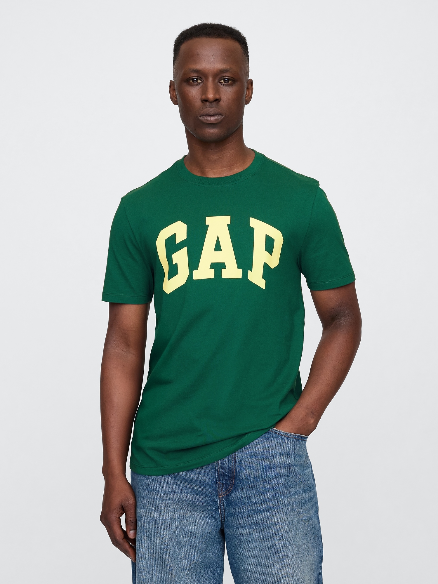 GAP T-shirt with Everyday Soft logo - Mens