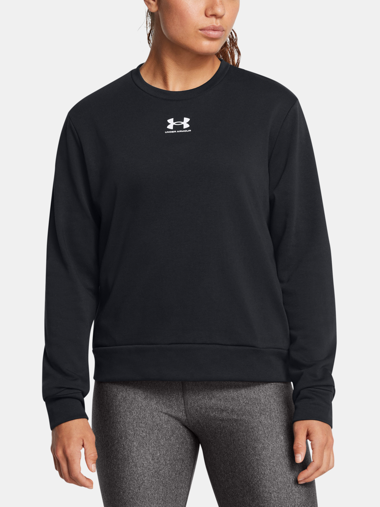 Under Armour Women's T-Shirt Rival Terry Crew - Women