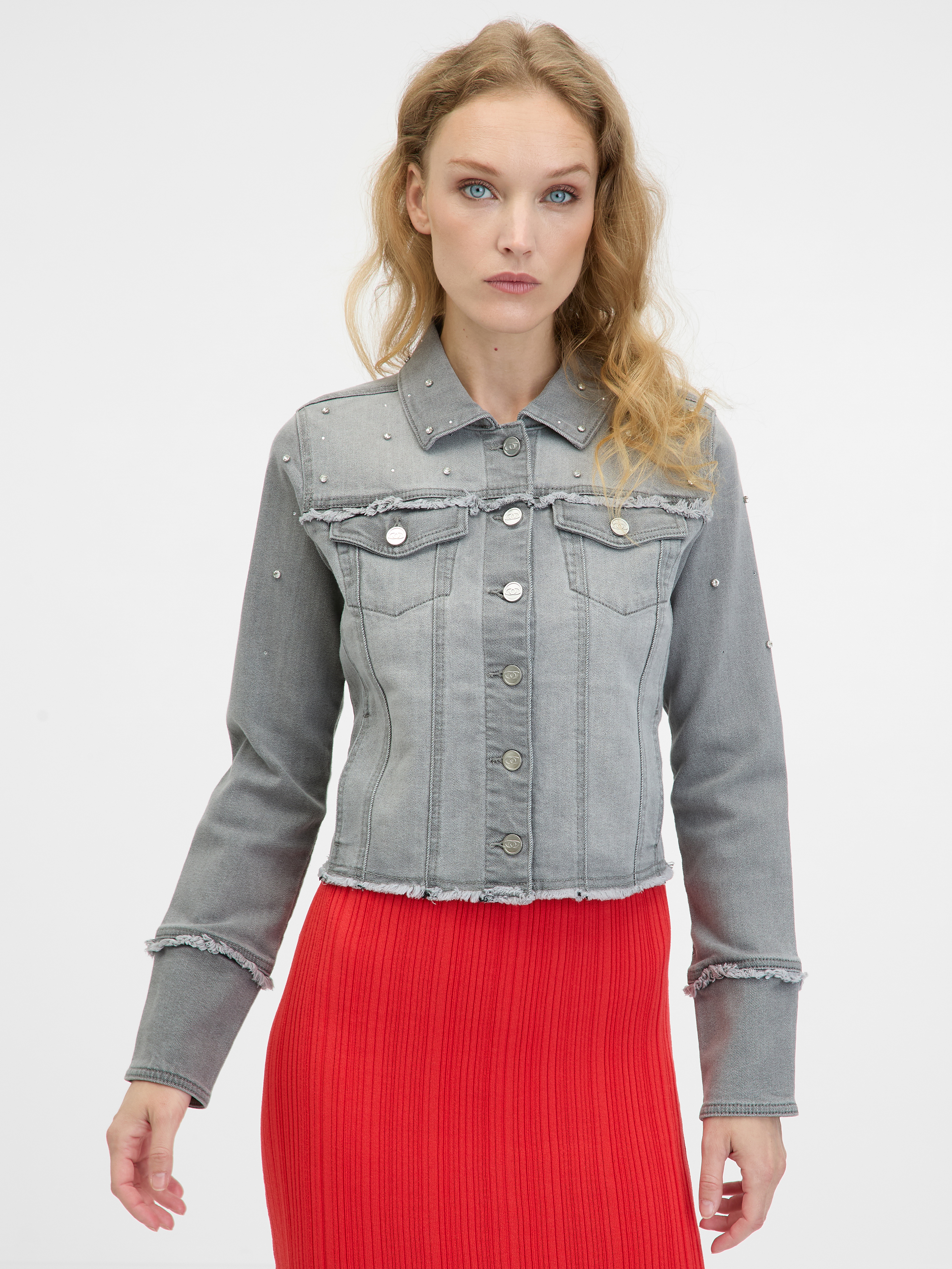 Orsay Grey women's denim jacket - Women's