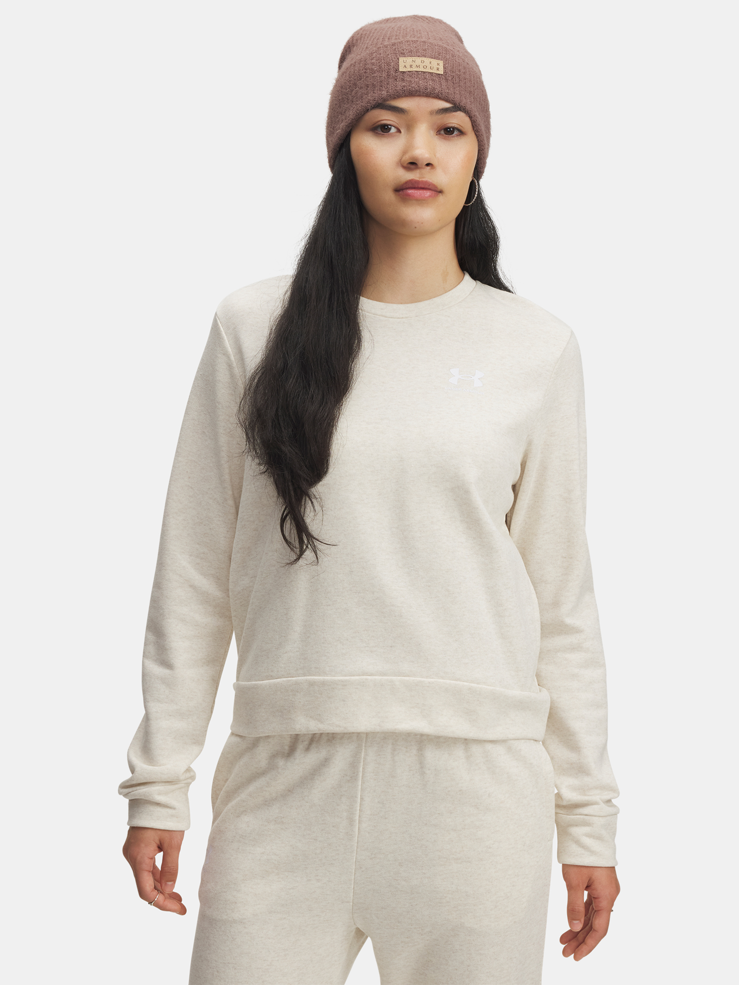 Under Armour UA Rival Terry Crew-BRN Women's Sweatshirt - Women's