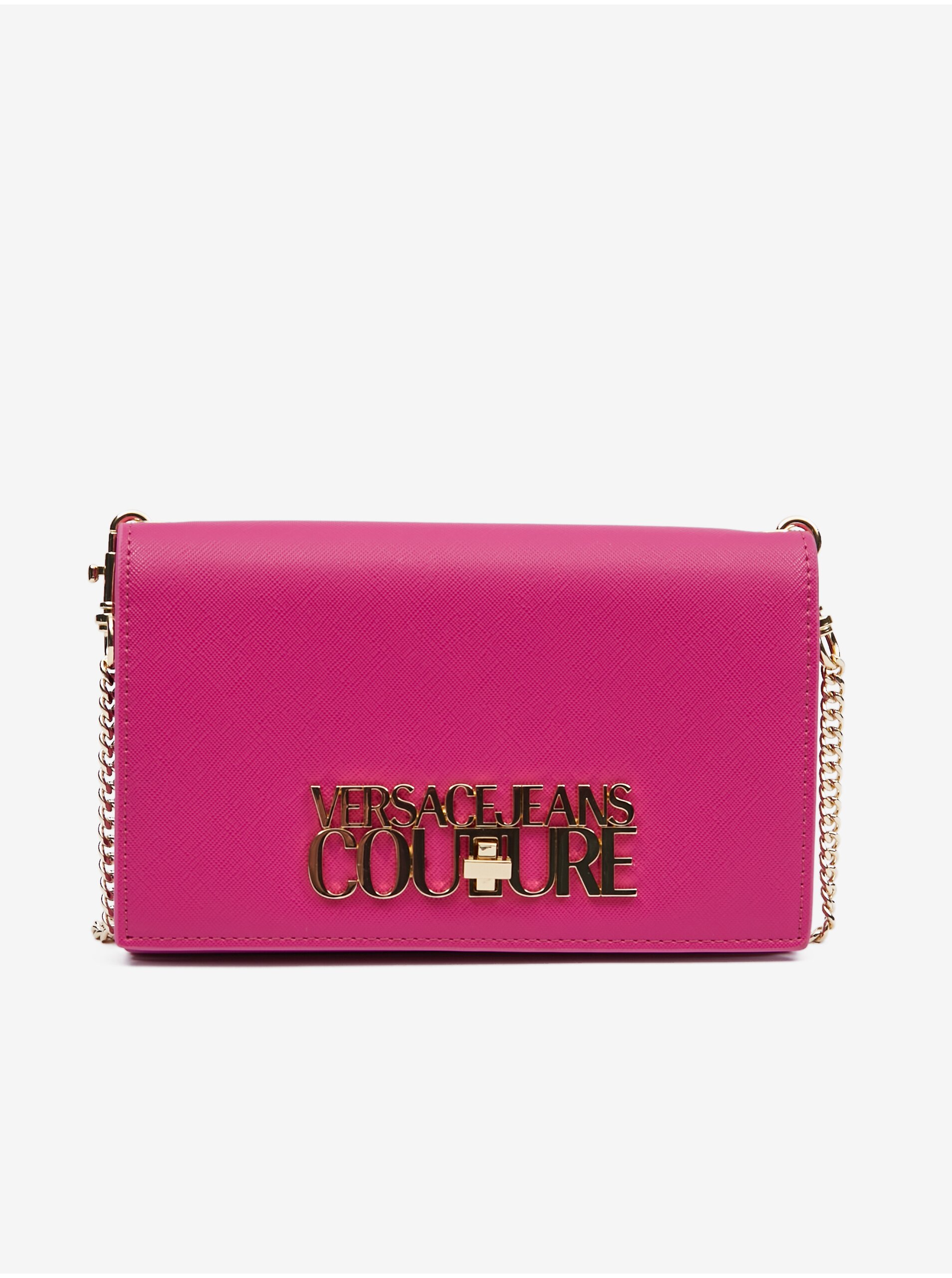 Women's Dark Pink Handbag Versace Jeans Couture Range L - Women