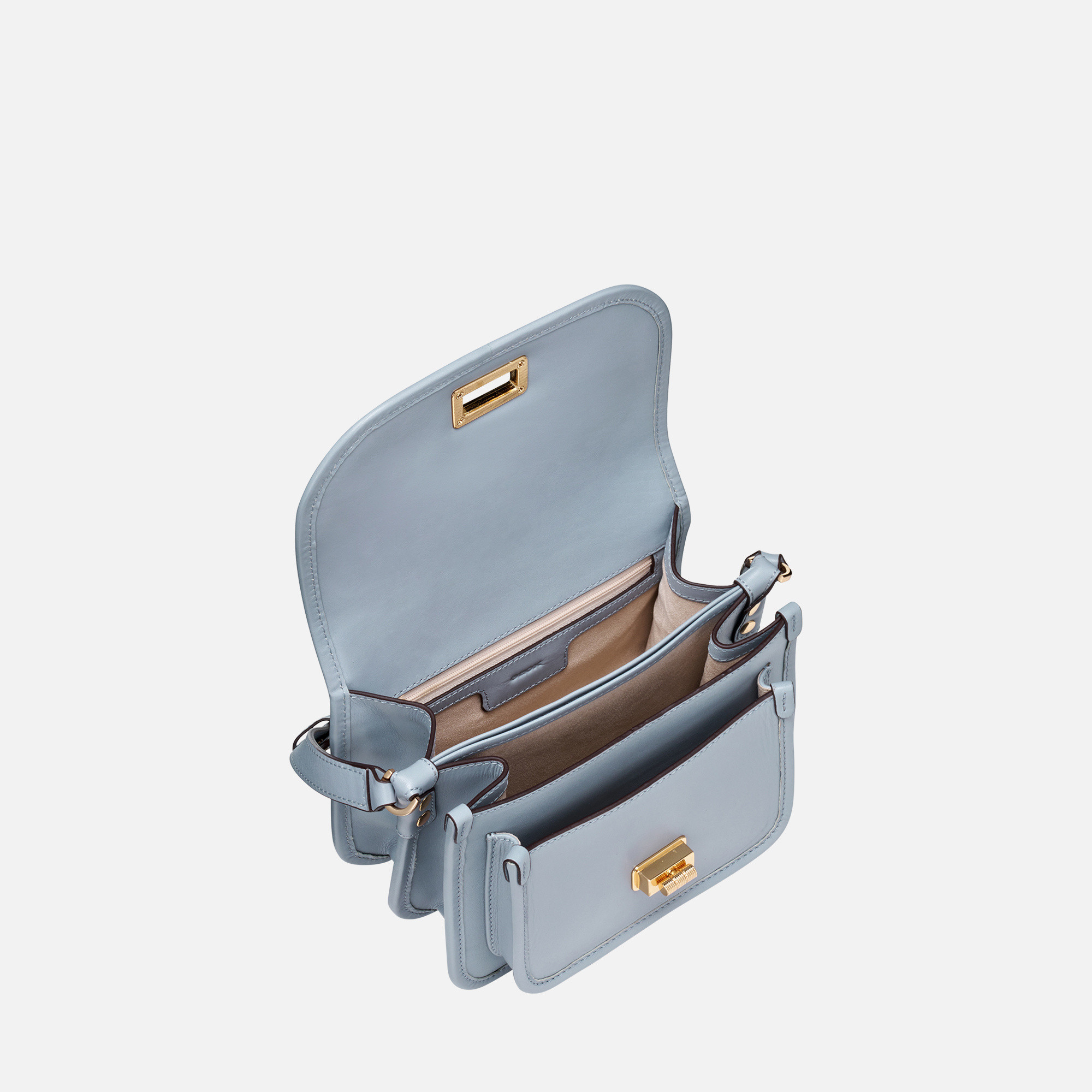 Light blue women&#039;s handbag Geox Flavrie - Women&#039;s